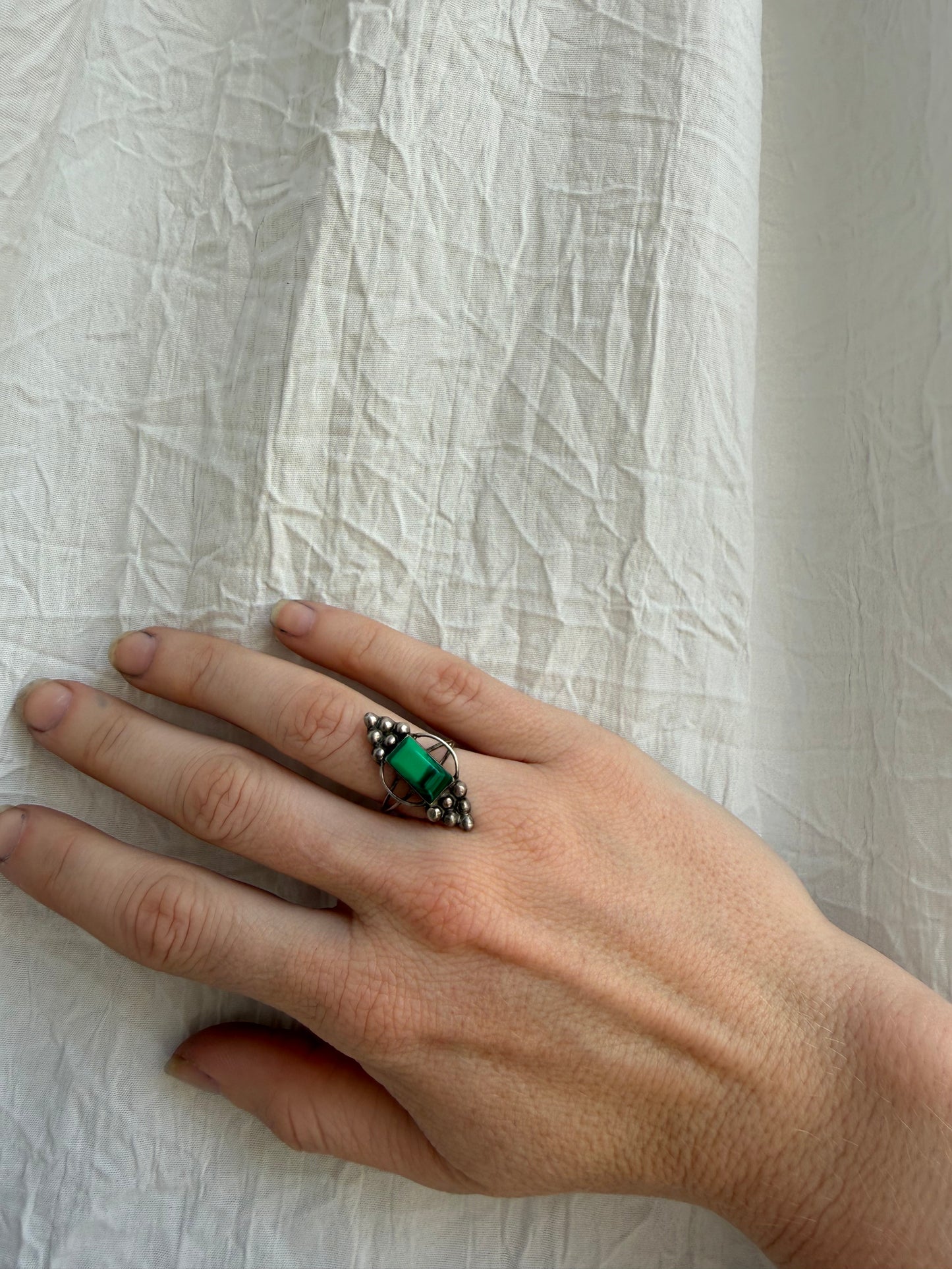 Vintage Malachite Ring