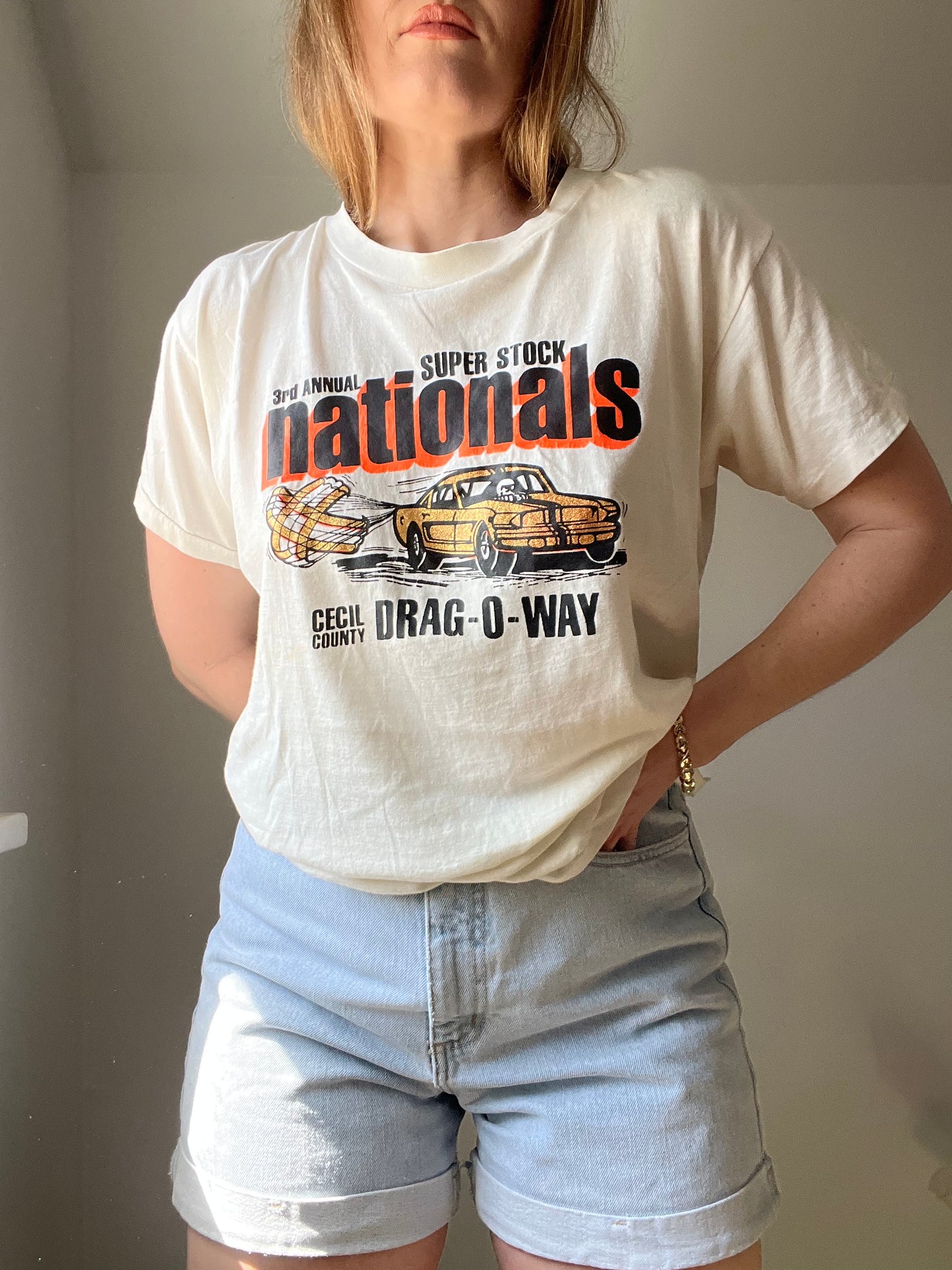 1960’s/1970’s Nationals Drag Racing Tee M