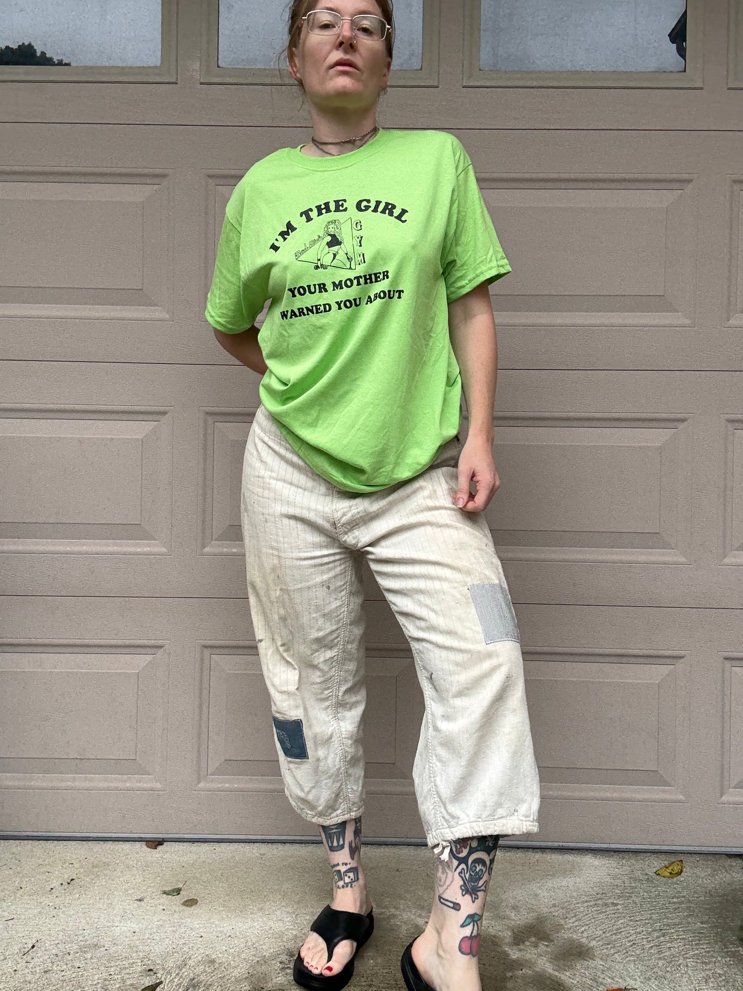 Green Bad Girl Tee 1990s