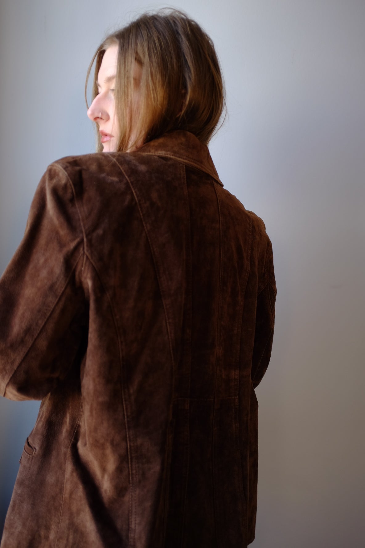 Y2K Suede Leather Jacket