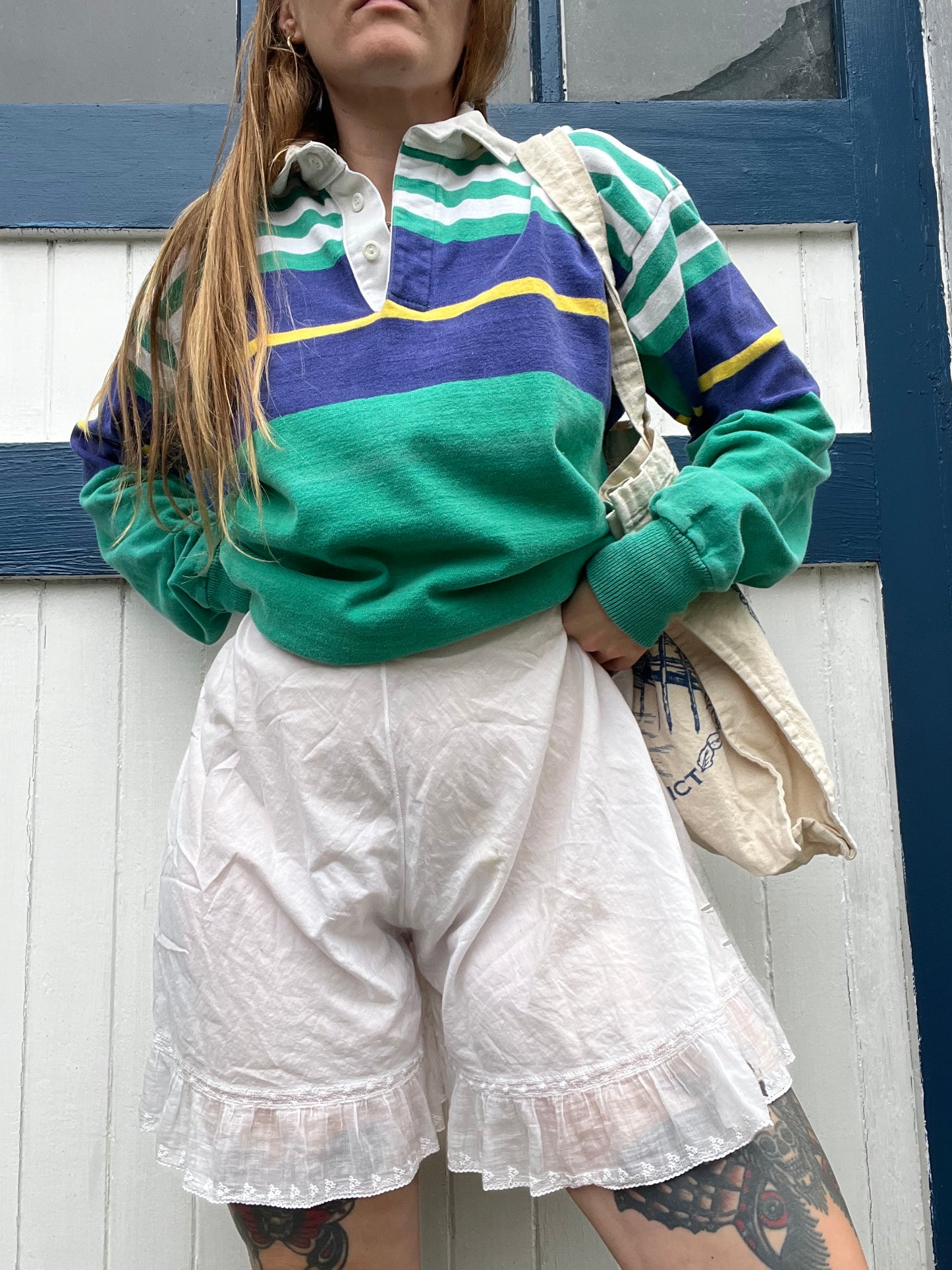 Vintage Bloomers and Tote