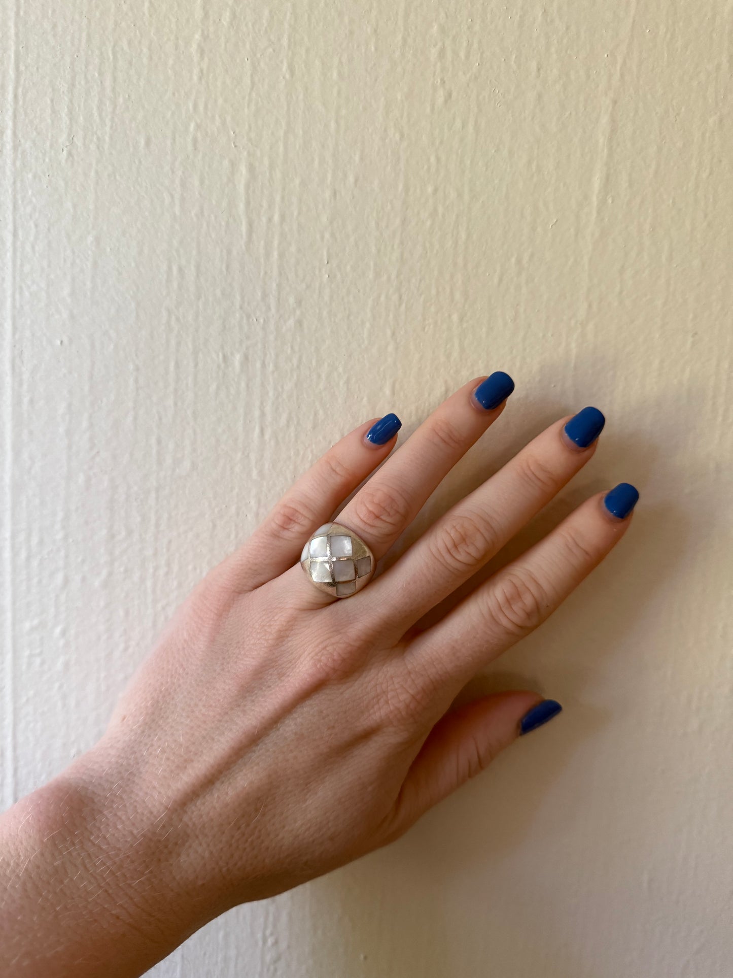 Silver and Mother of Pearl Ring