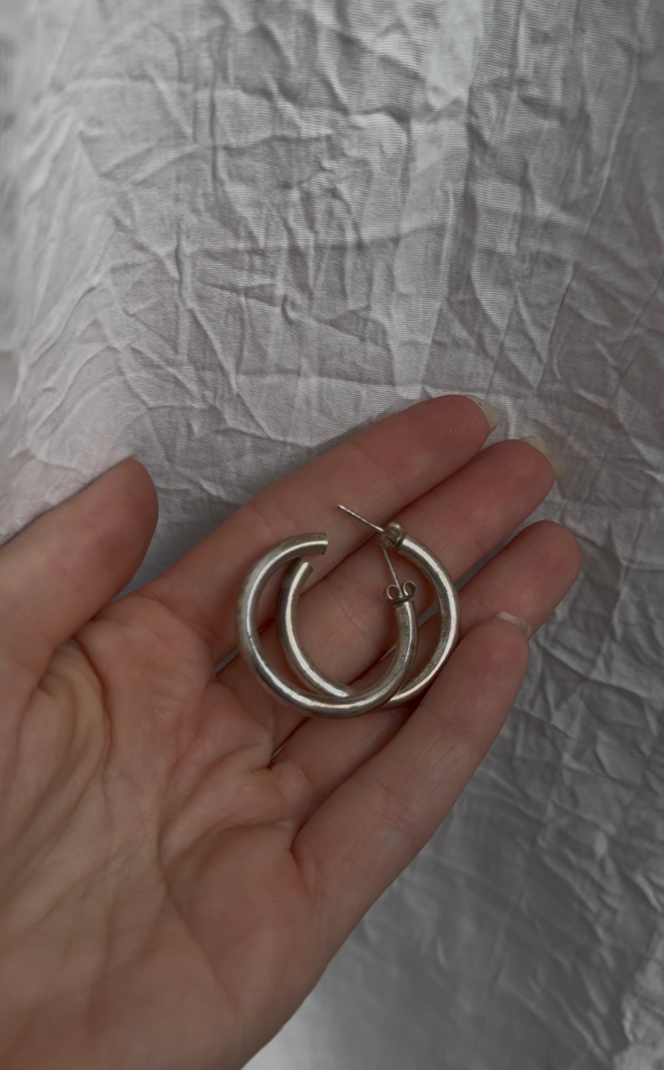 Silver 925 Hoops