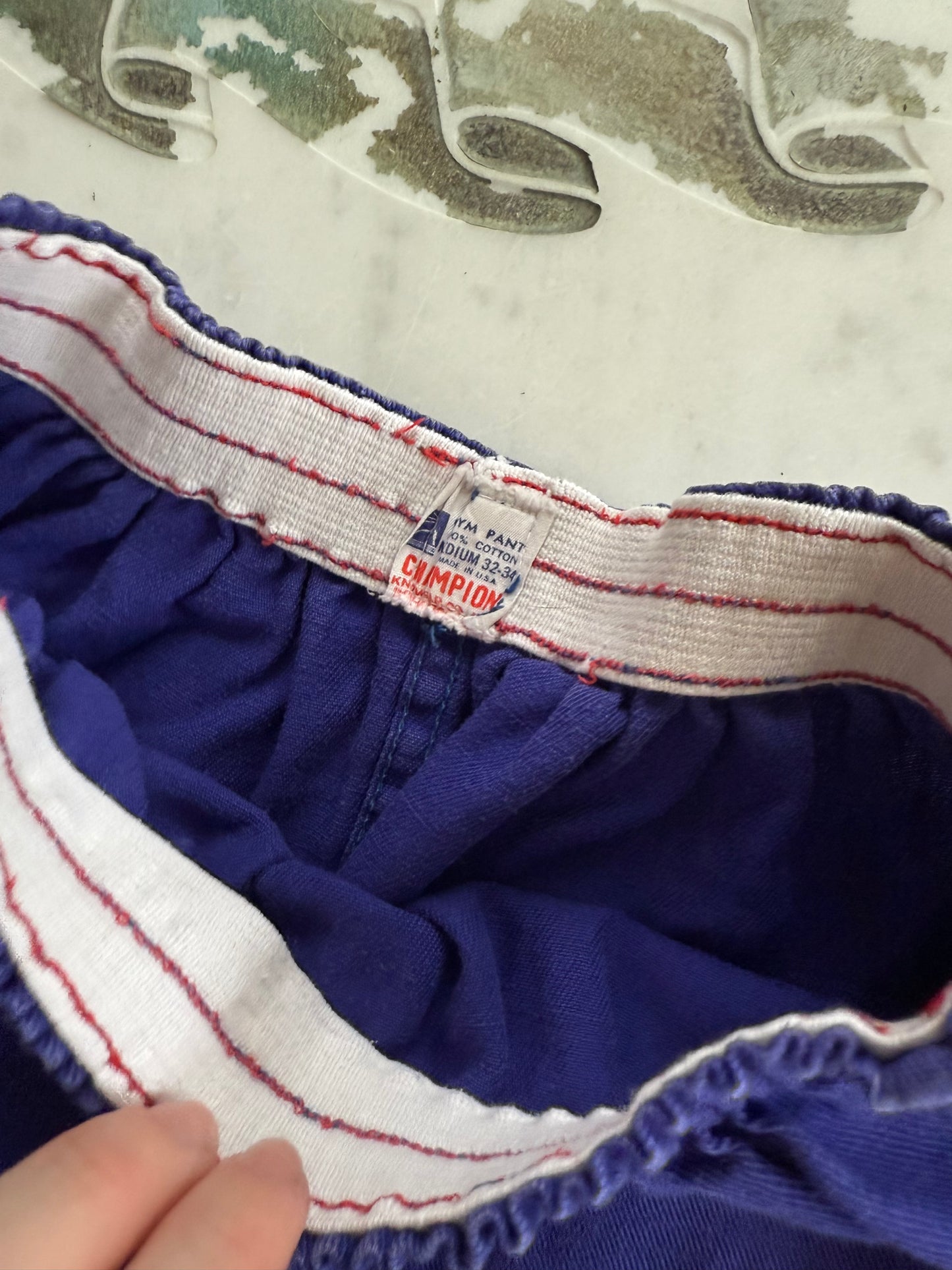 1950s Cotton Gym Shorts XS S