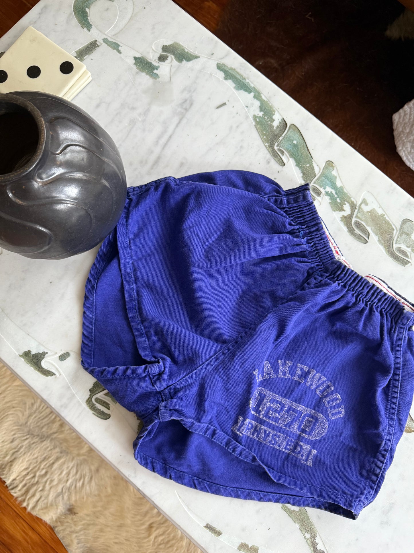 1950s Cotton Gym Shorts XS S
