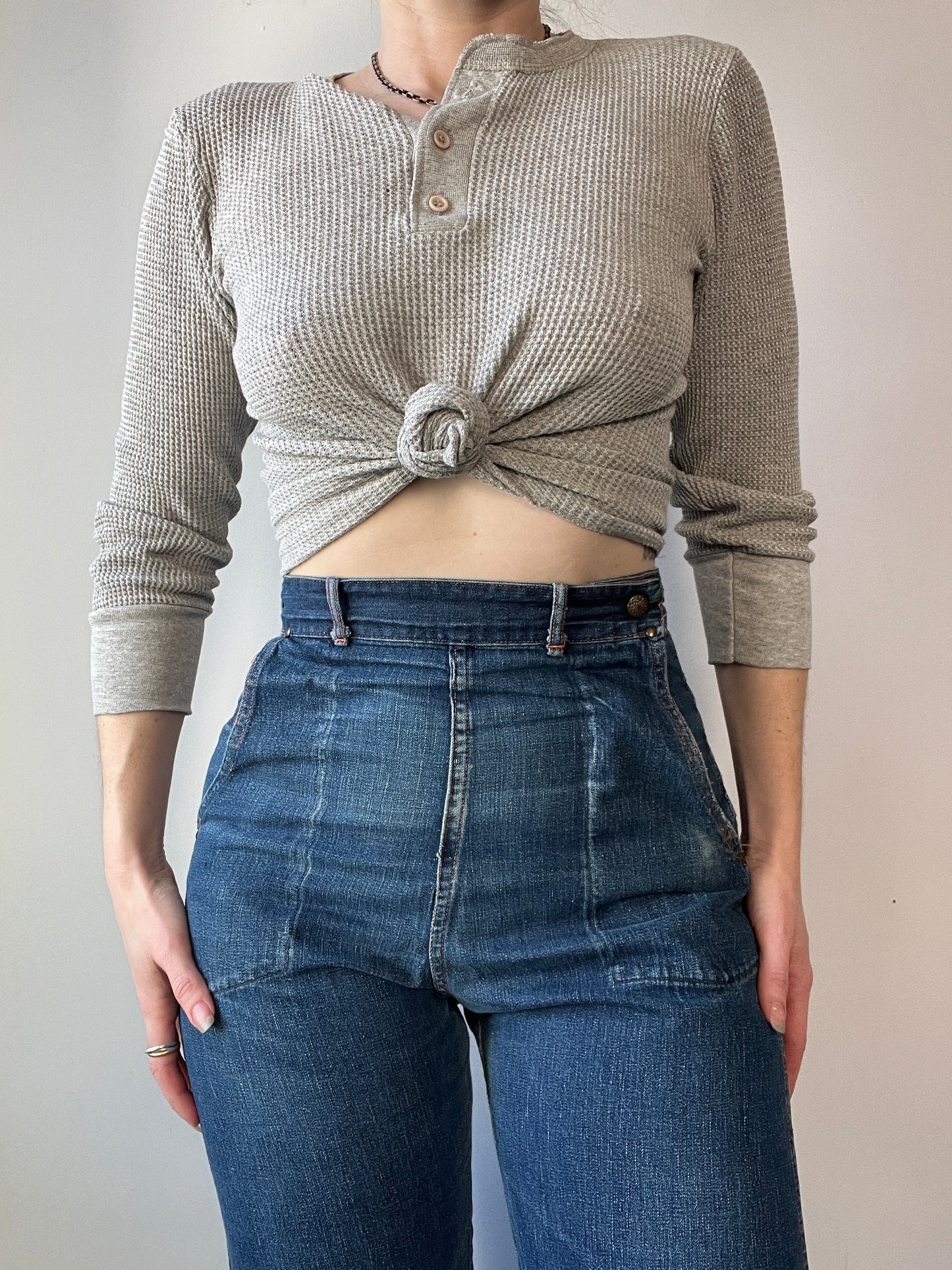 Vintage 1940s 1950s Side Zips 27”/28”