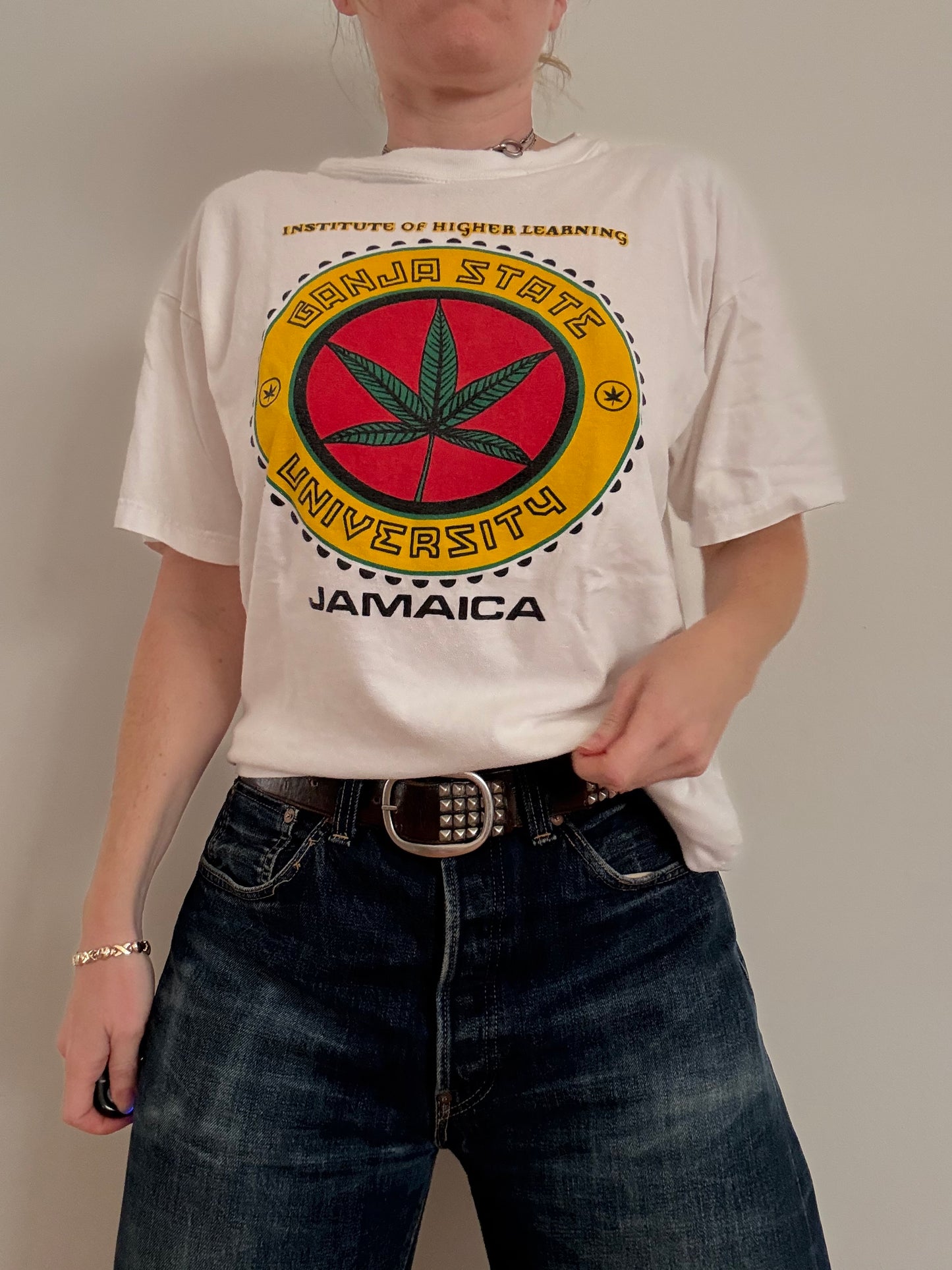 1990s Weed Univ Tee