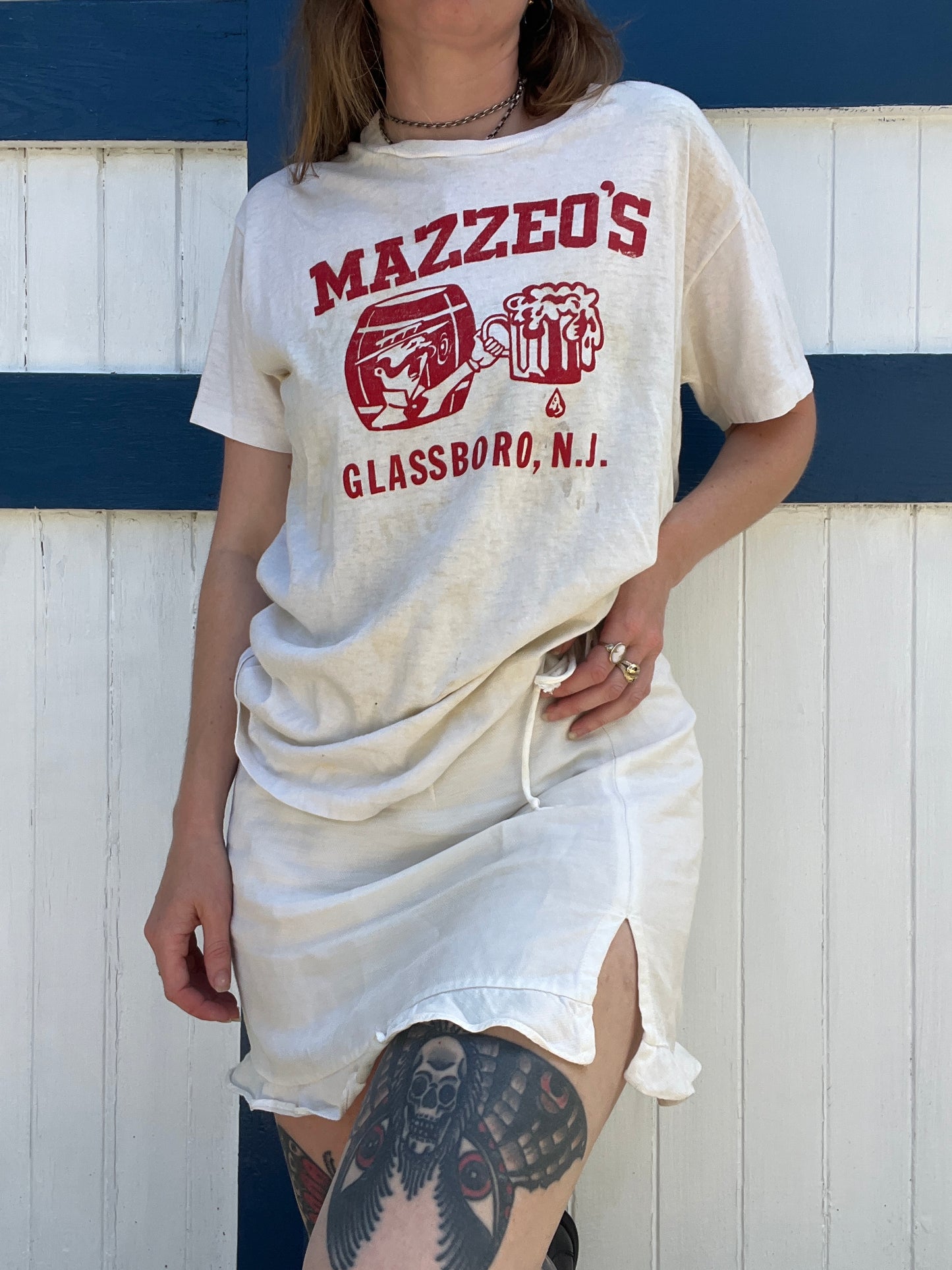 Vintage 1970s NJ Mazzeo’s Bar Shirt