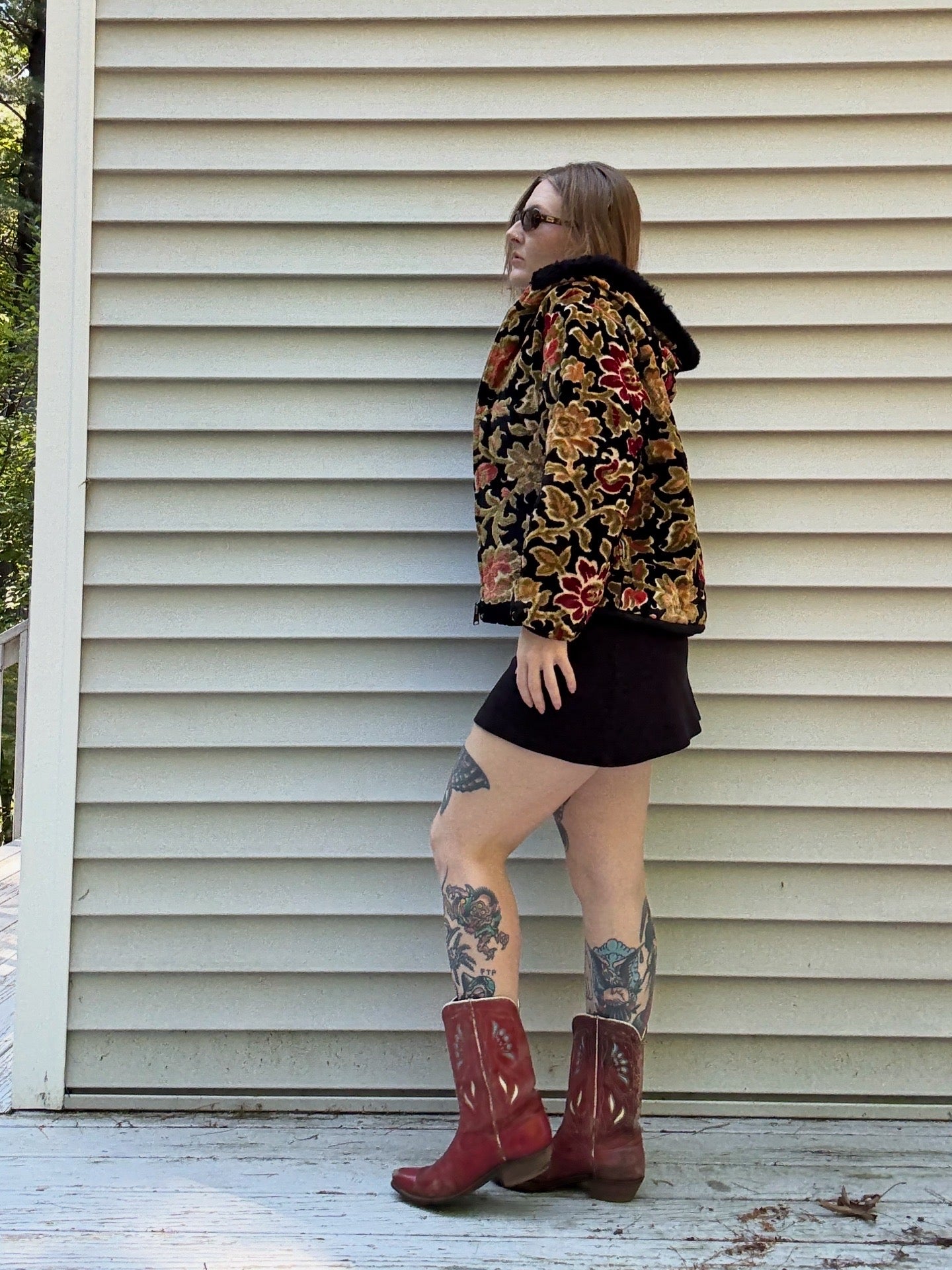 Vintage Floral Carpet Jacket