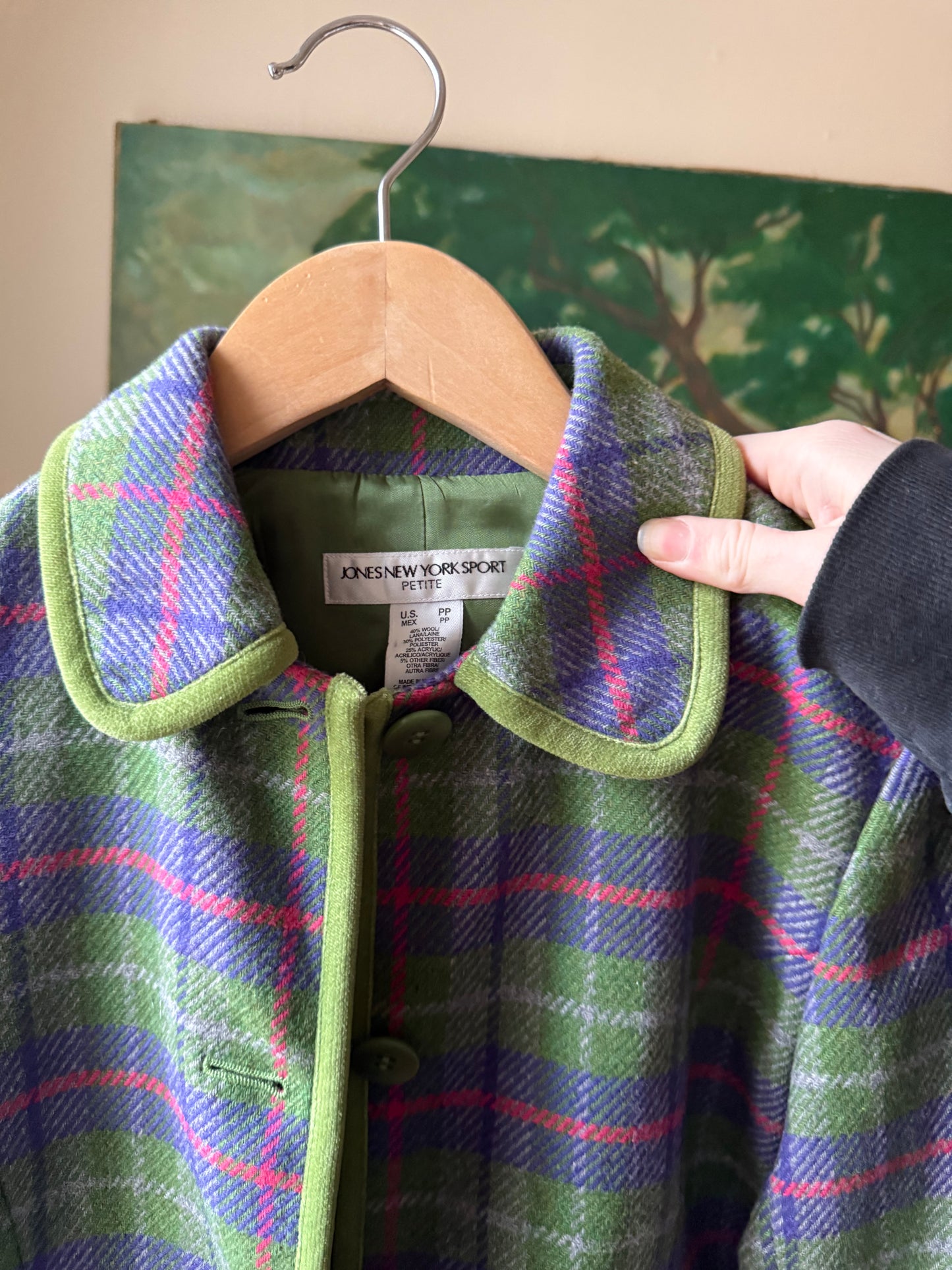 Y2K Wool Cropped Blazer