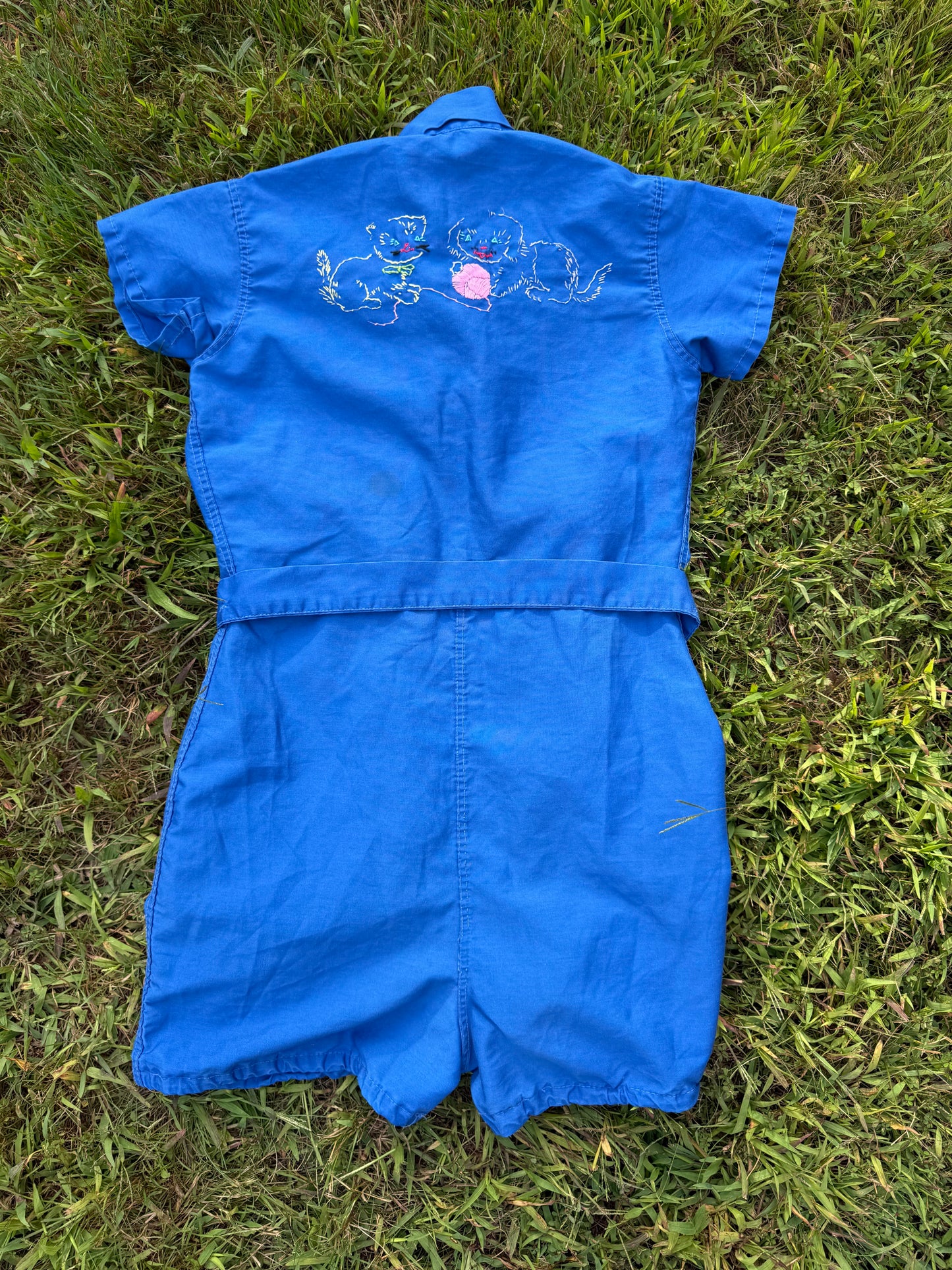Embroidered Gym Romper