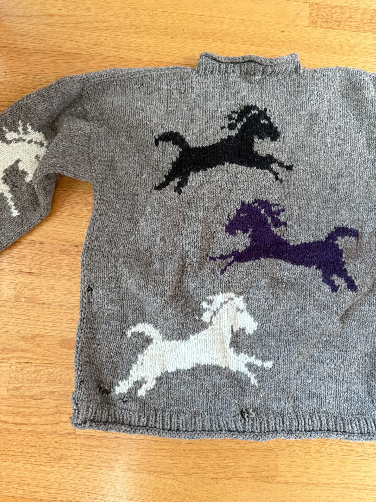 1970s Knit Horse Sweater