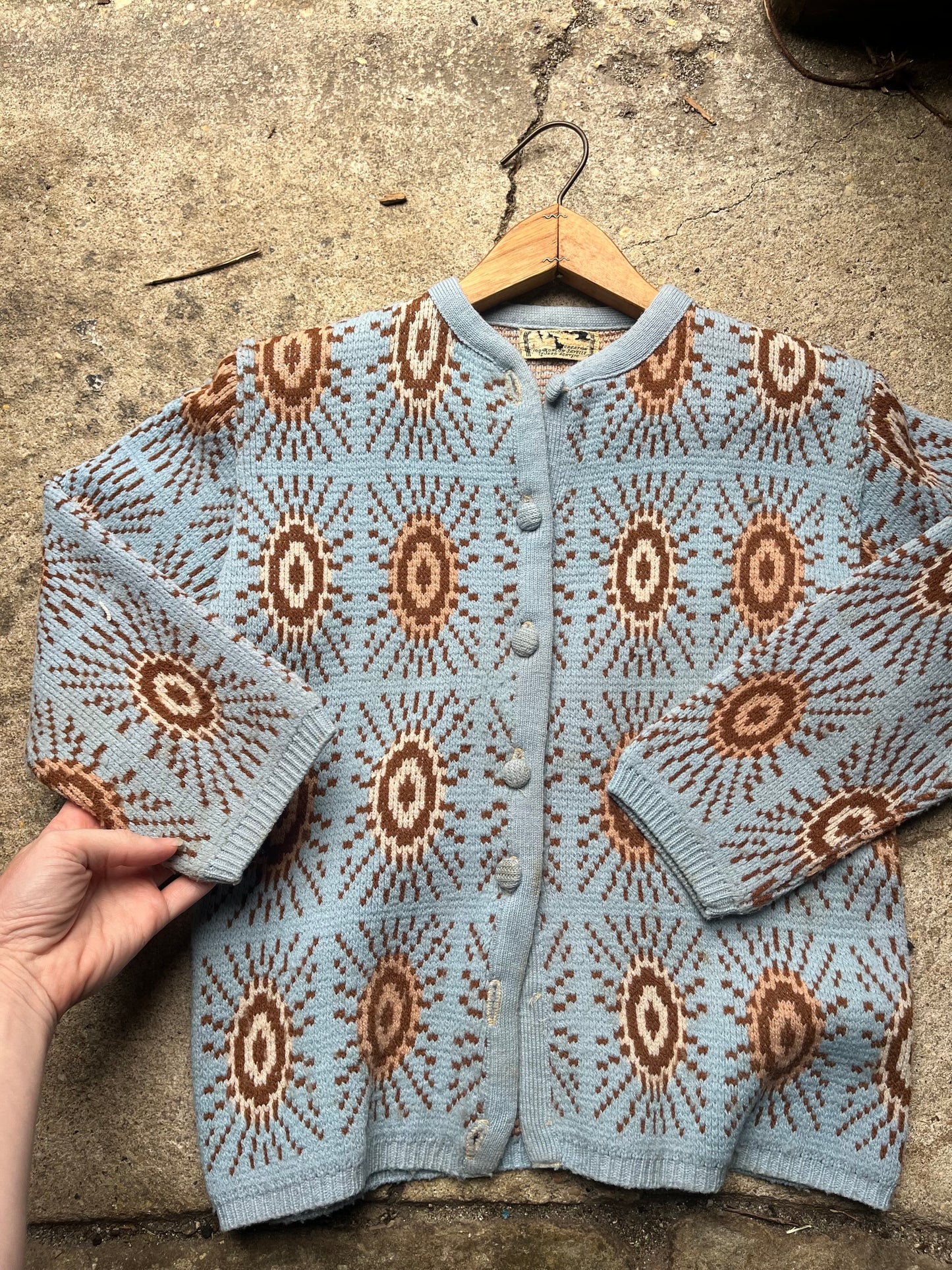 Baby Blue Vintage Sweater