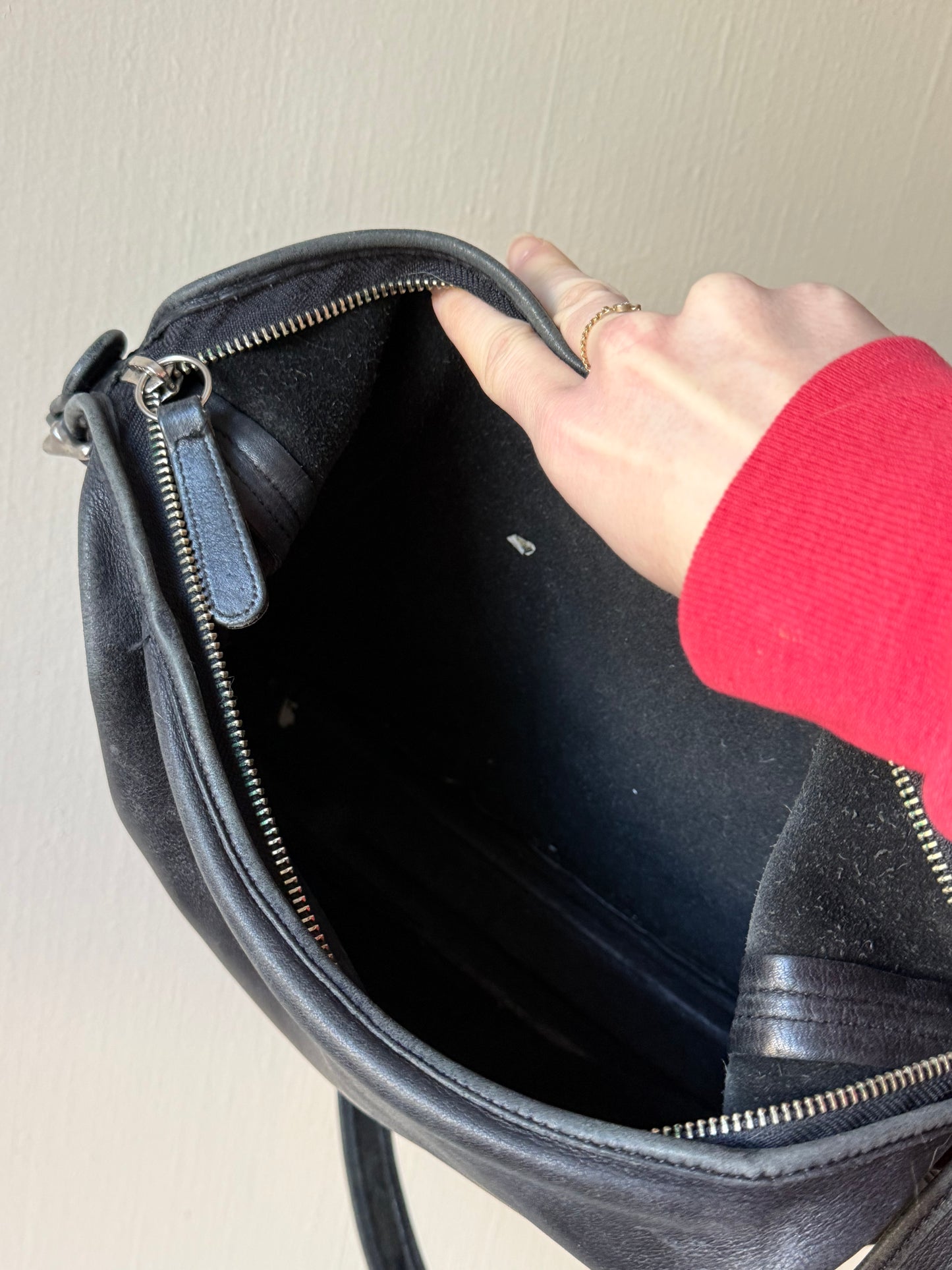 Vintage Coach Legacy Hobo Bag Black 9148