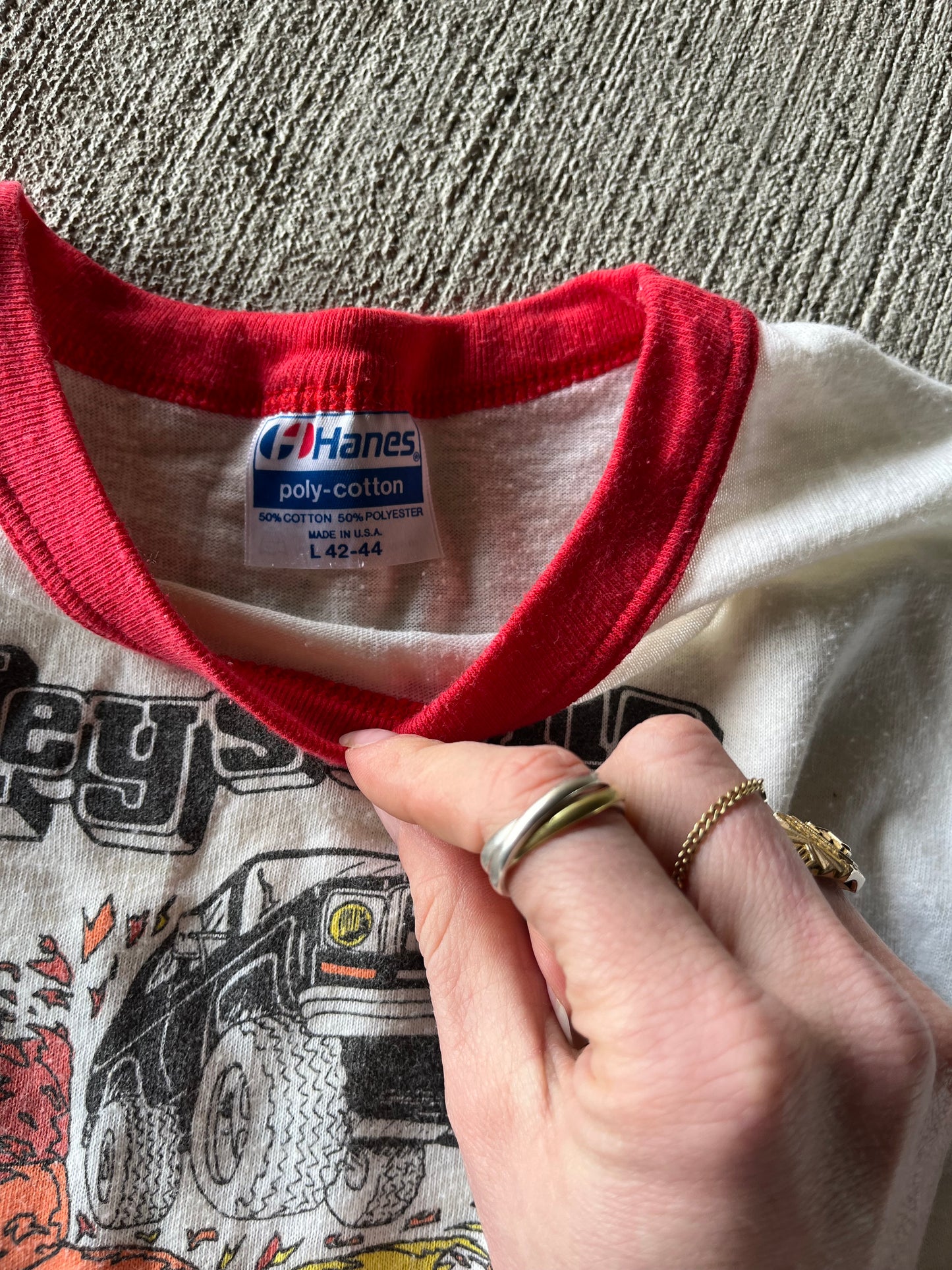 1970s/1980s Racing Tee Amazing Graphic