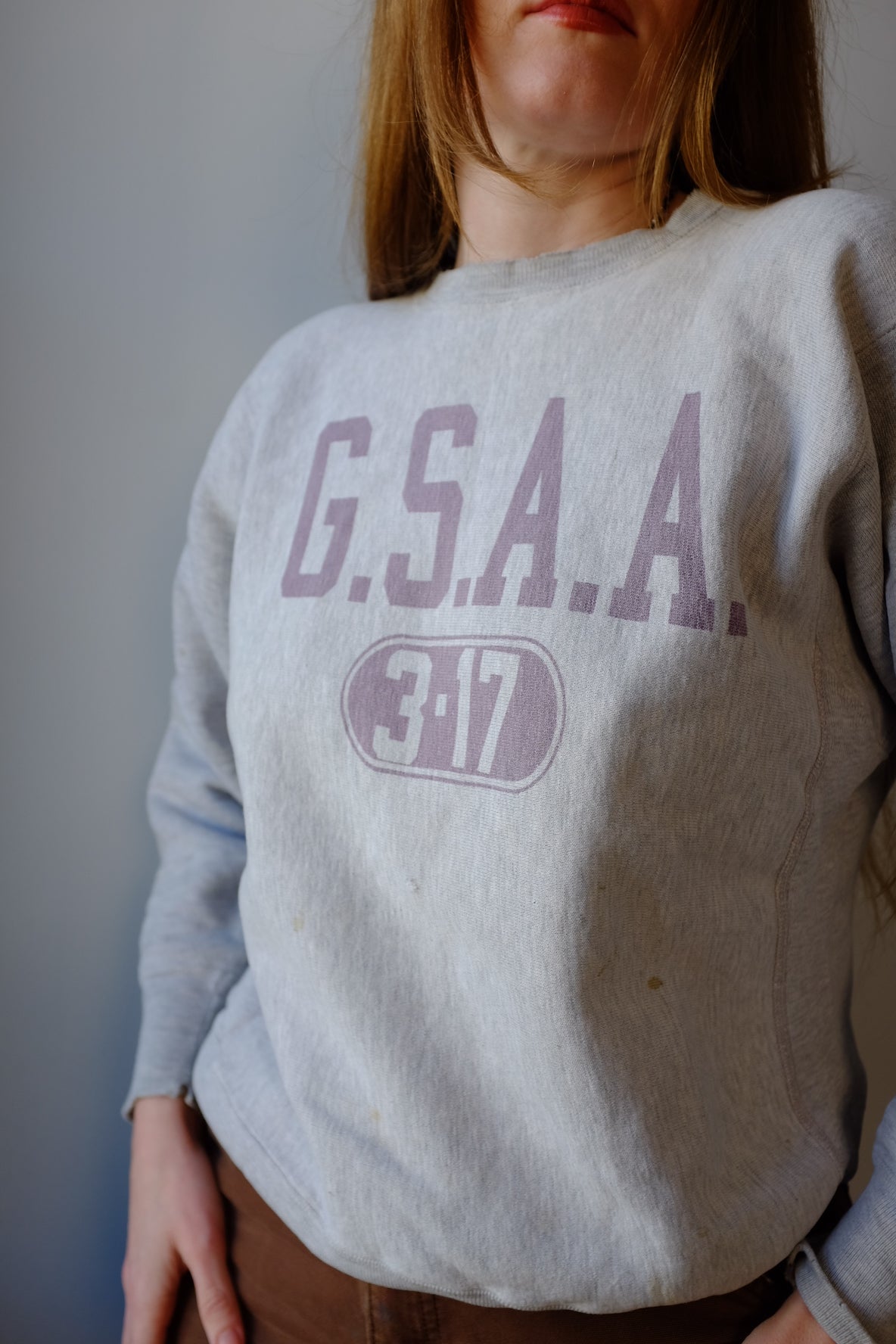 1960s 1970s Reverse Weave Champion Crew Neck M