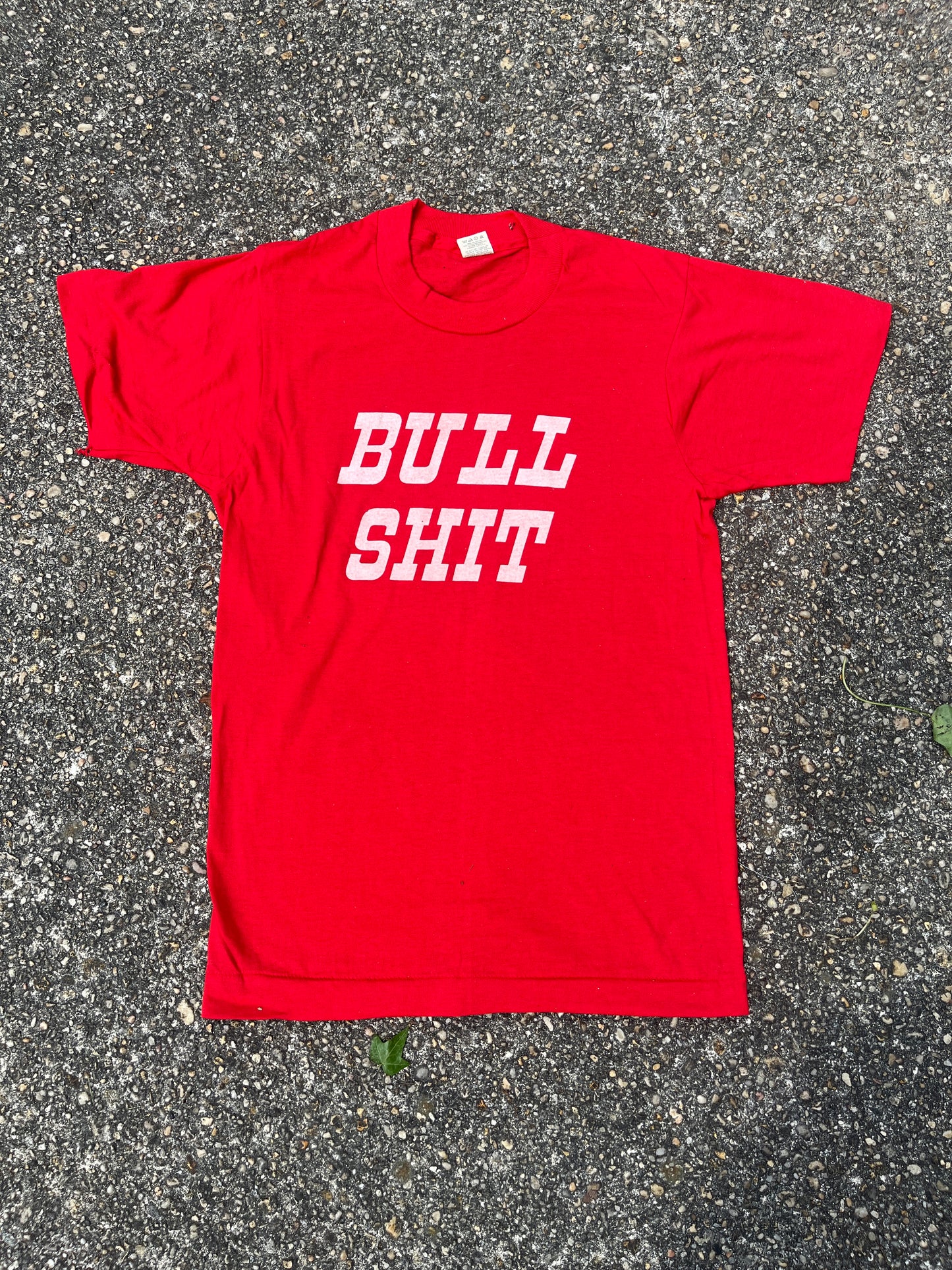 Vintage Printed Bull Shit Tee S/M