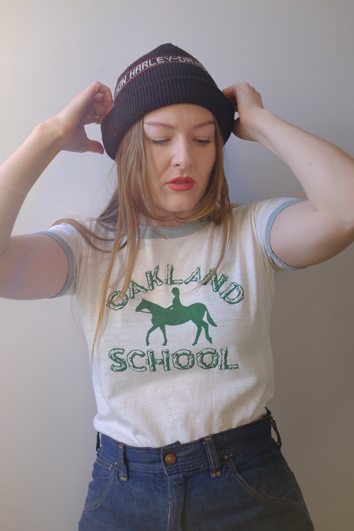 1970’s Oakland School Horse Ringer Tee