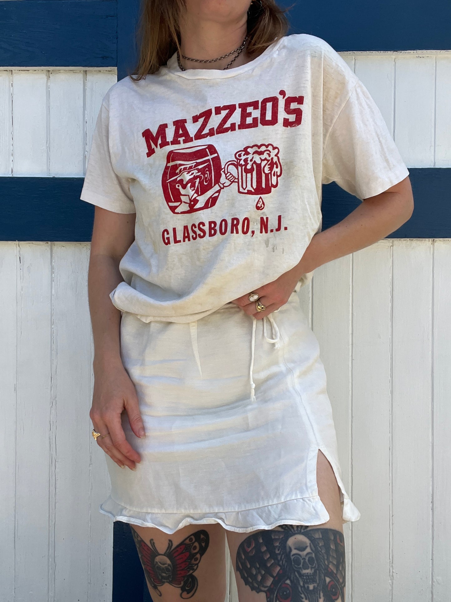 Vintage 1970s NJ Mazzeo’s Bar Shirt