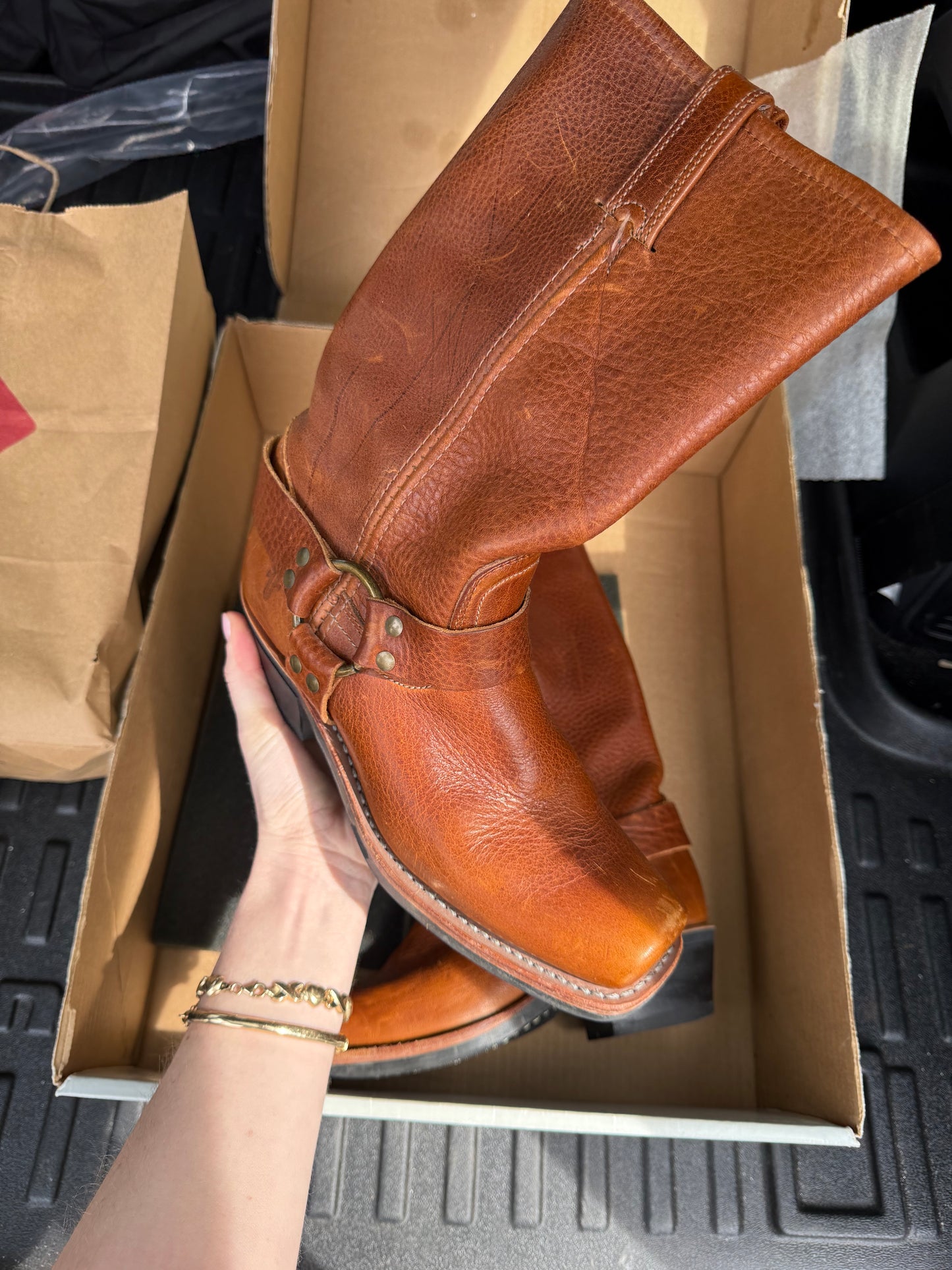 Vintage Frye Harness Boots 7/7.5