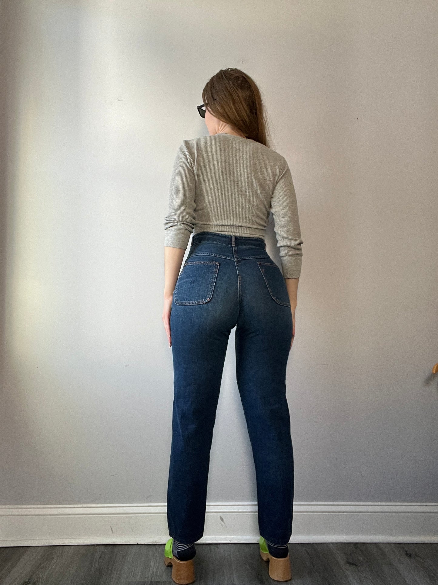 Vintage 1940s 1950s Side Zips 27”/28”