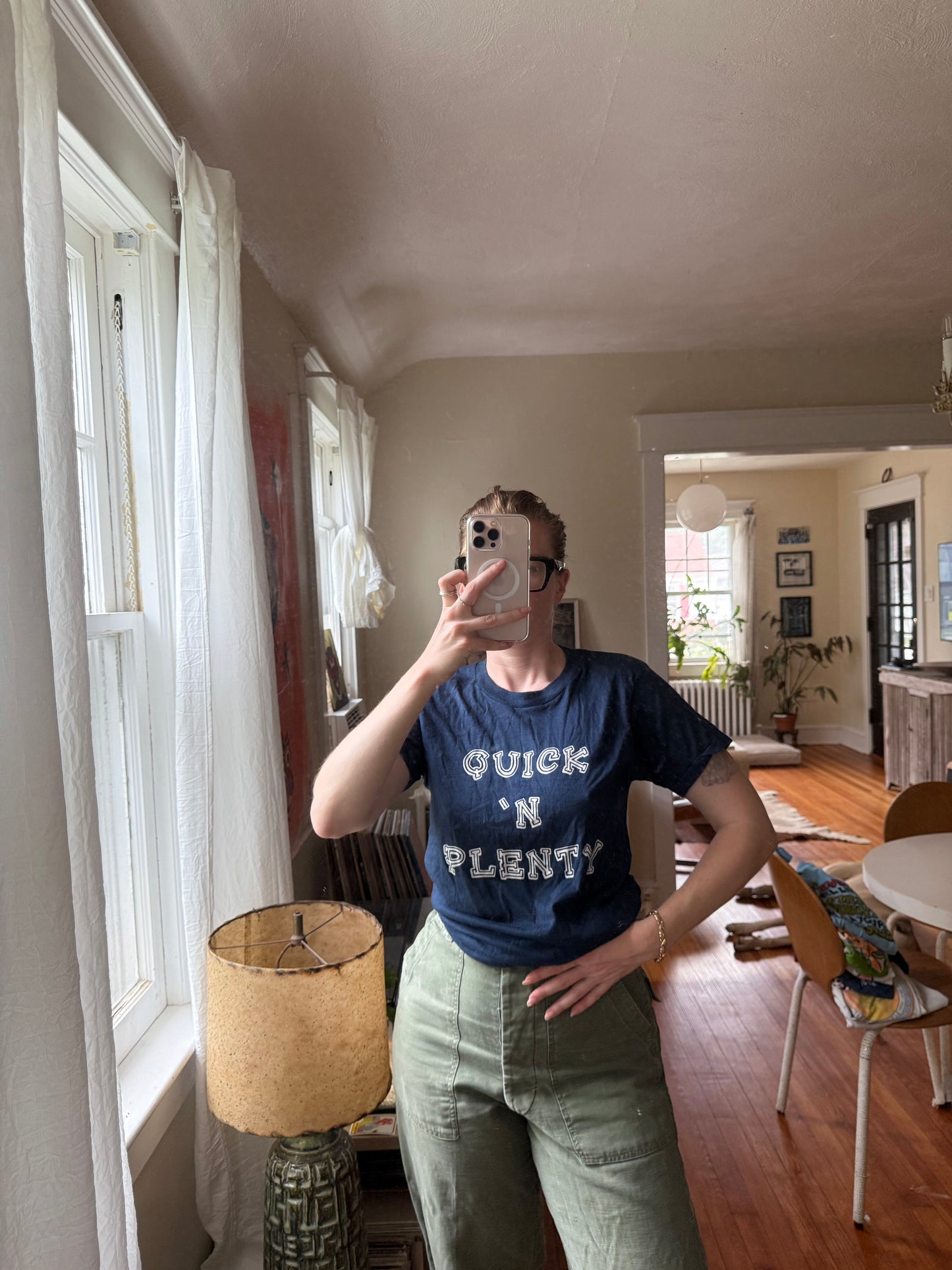 Quick N Plenty Blue Tee