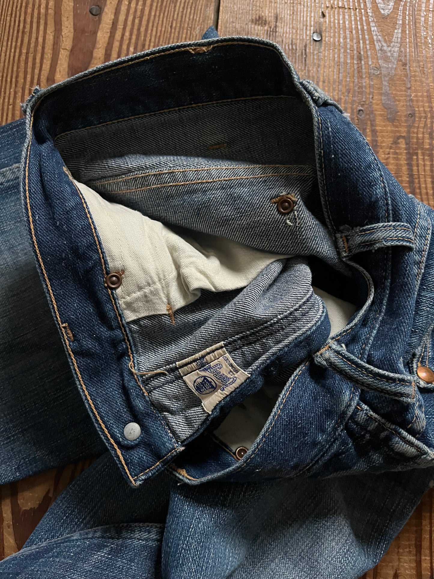 1940s Wrangler Blue Bell Denim Jeans