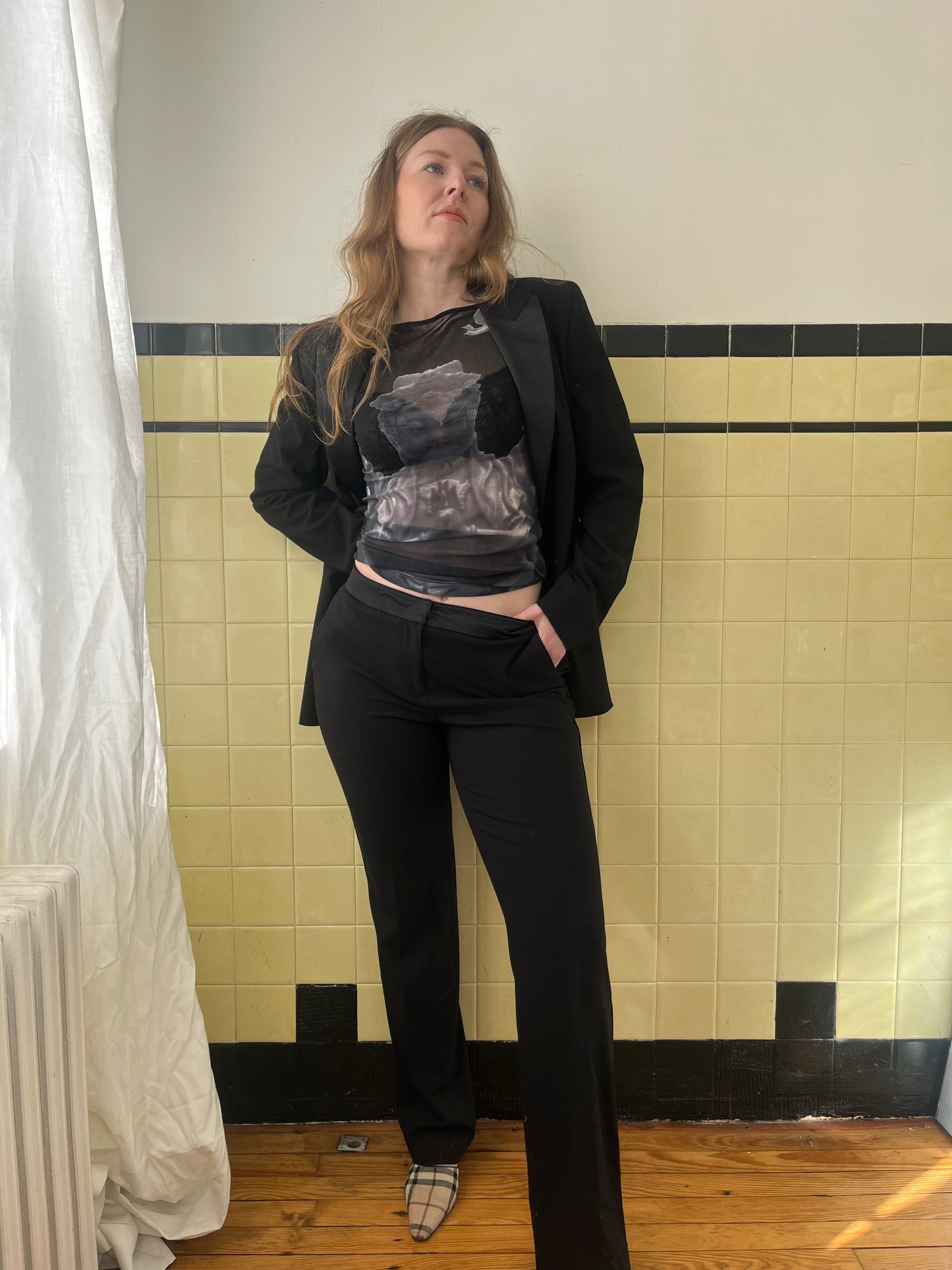 1990s Inc. Brand Black Suit