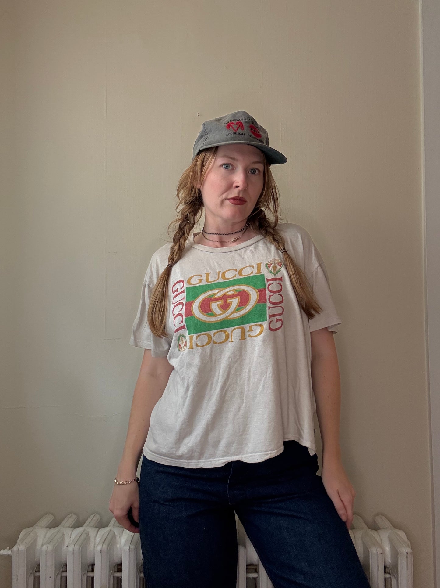 1990s Gucci Bootleg Boxy Tee L