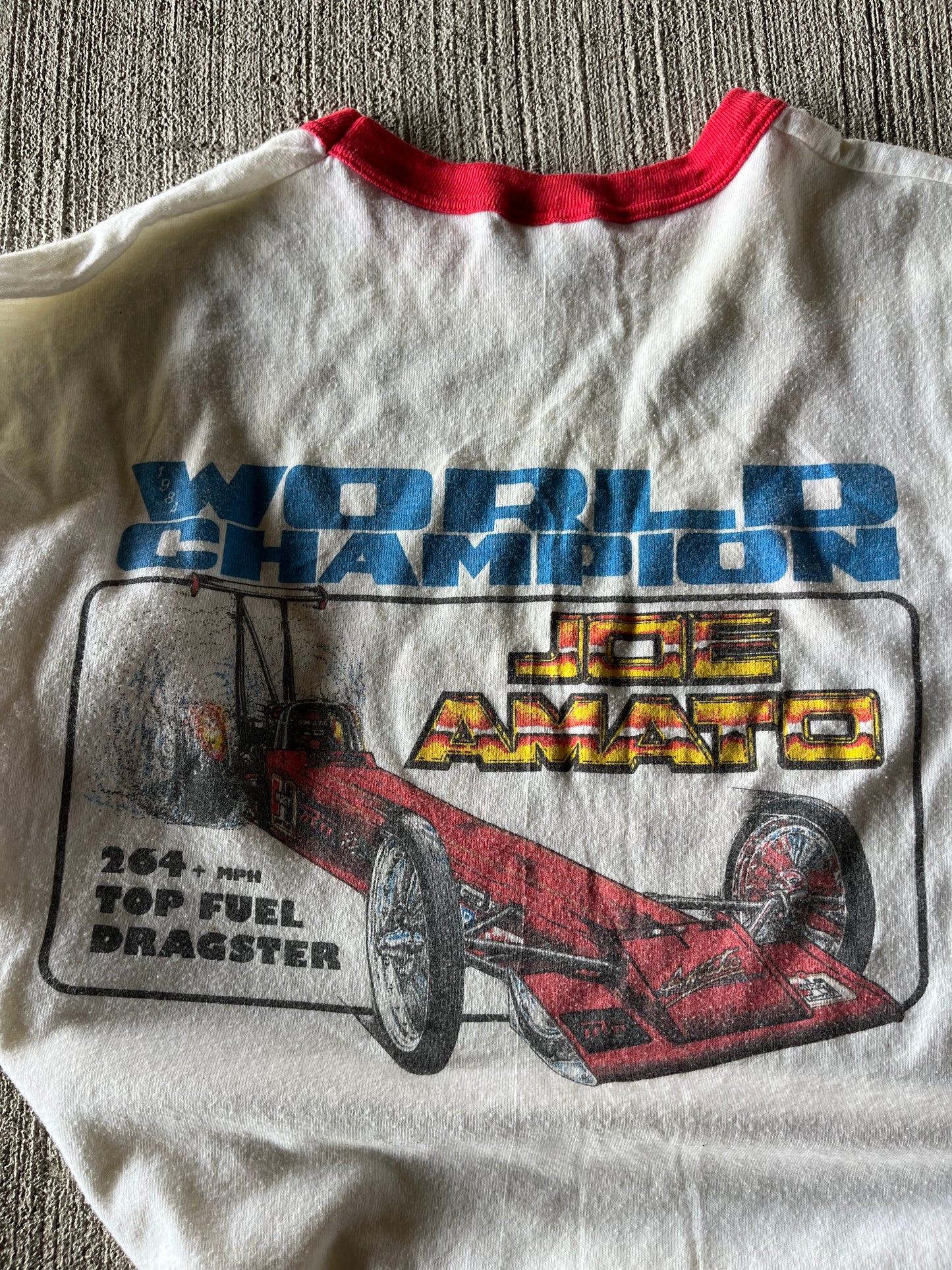1970s/1980s Racing Tee Amazing Graphic
