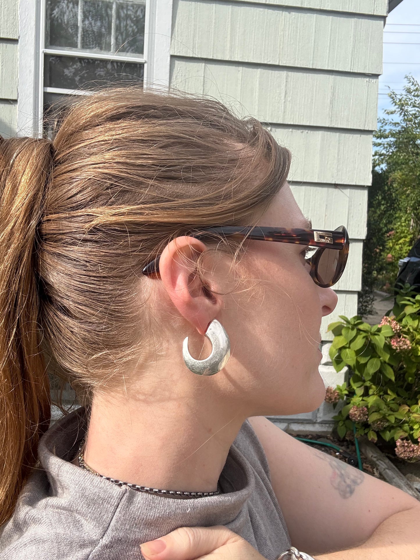 Bundle of 2 Sterling Earrings & Fishy