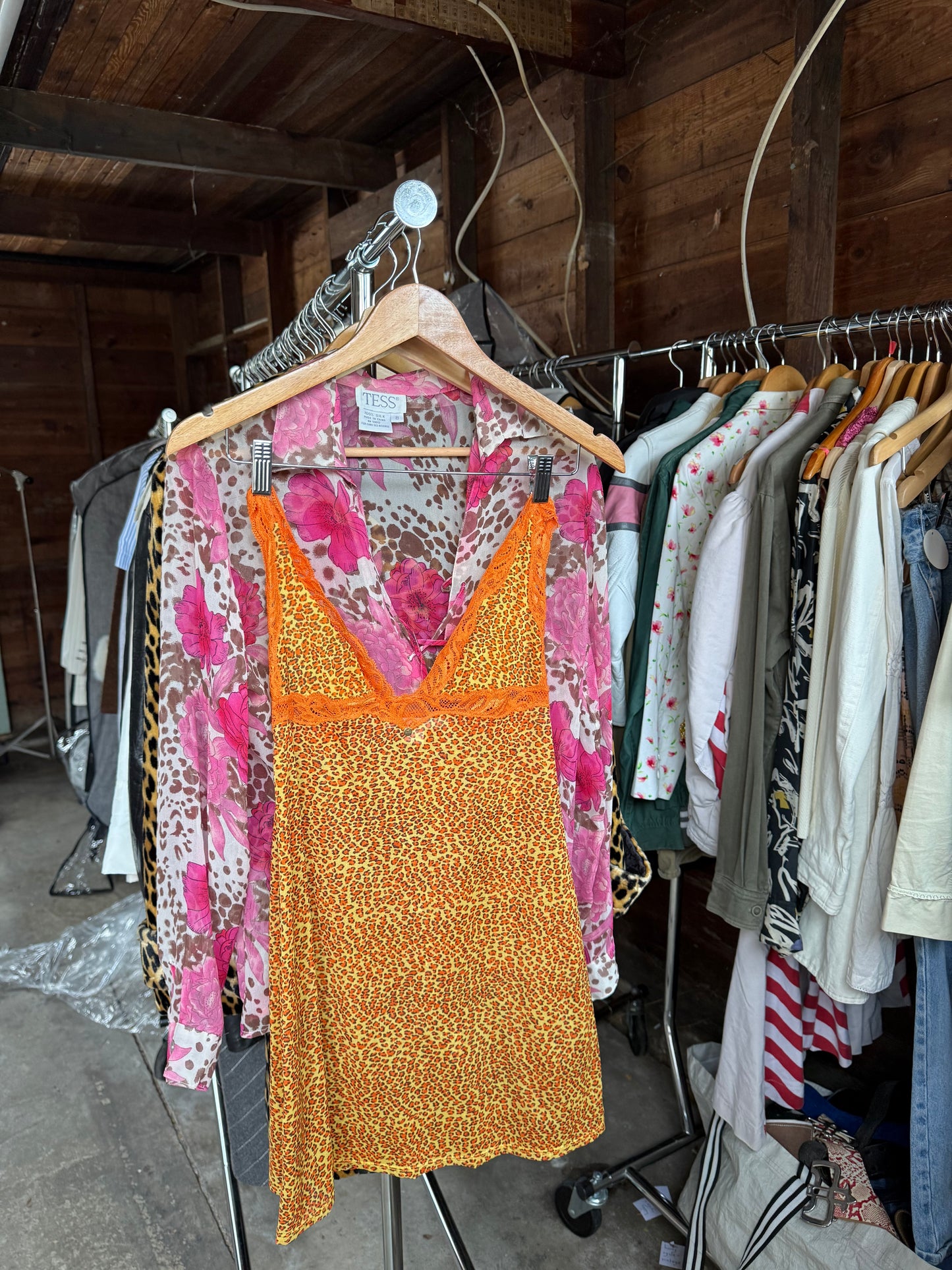 Vintage VS Cheetah Slip Dress