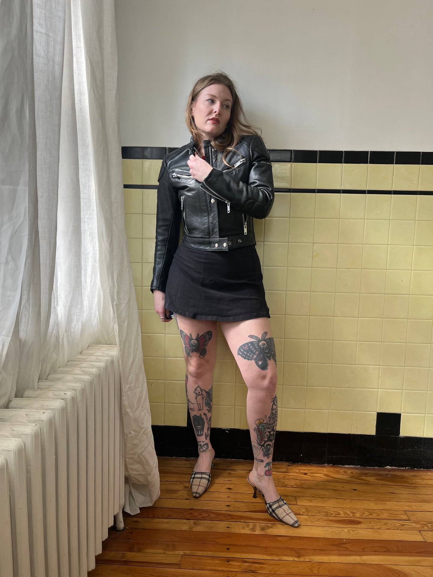 1990s Drag Specialties Leather Jacket XS