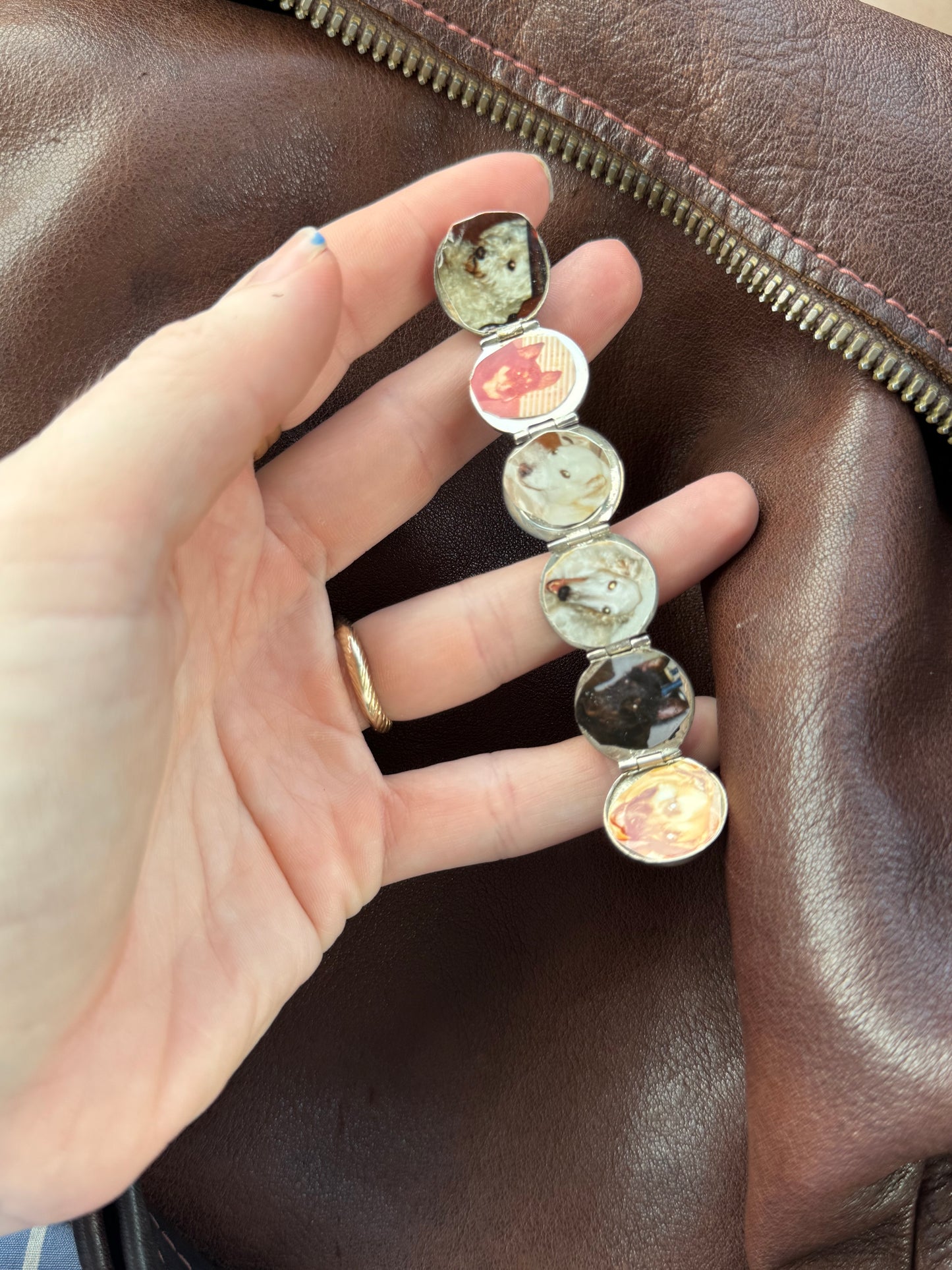 Special Lil Puppy Silver Orb Locket