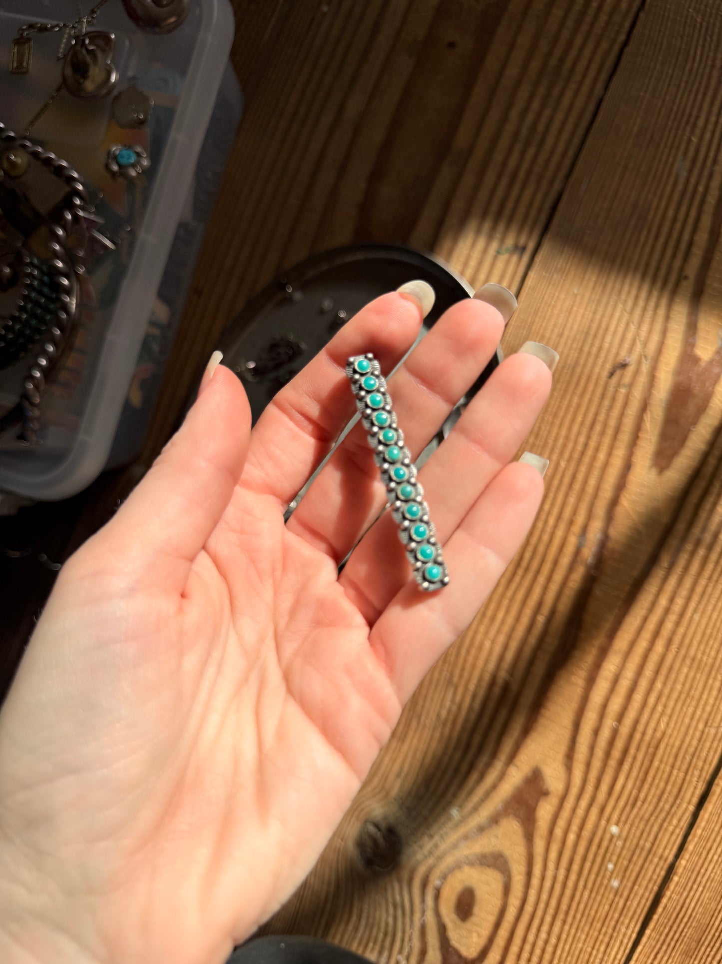 925 Silver Zuni Snake Eye Brooch or Pendant