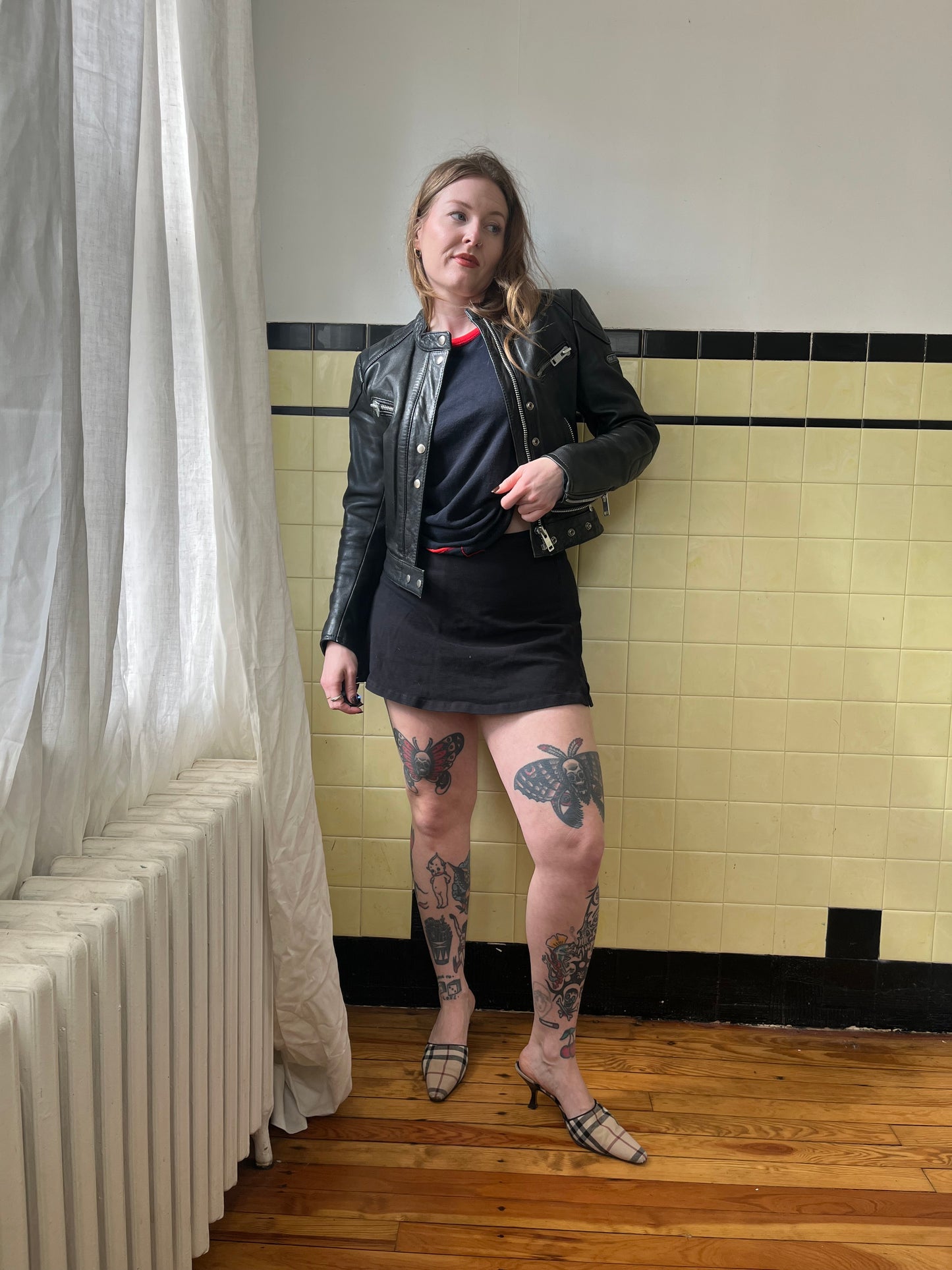 1990s Drag Specialties Leather Jacket XS