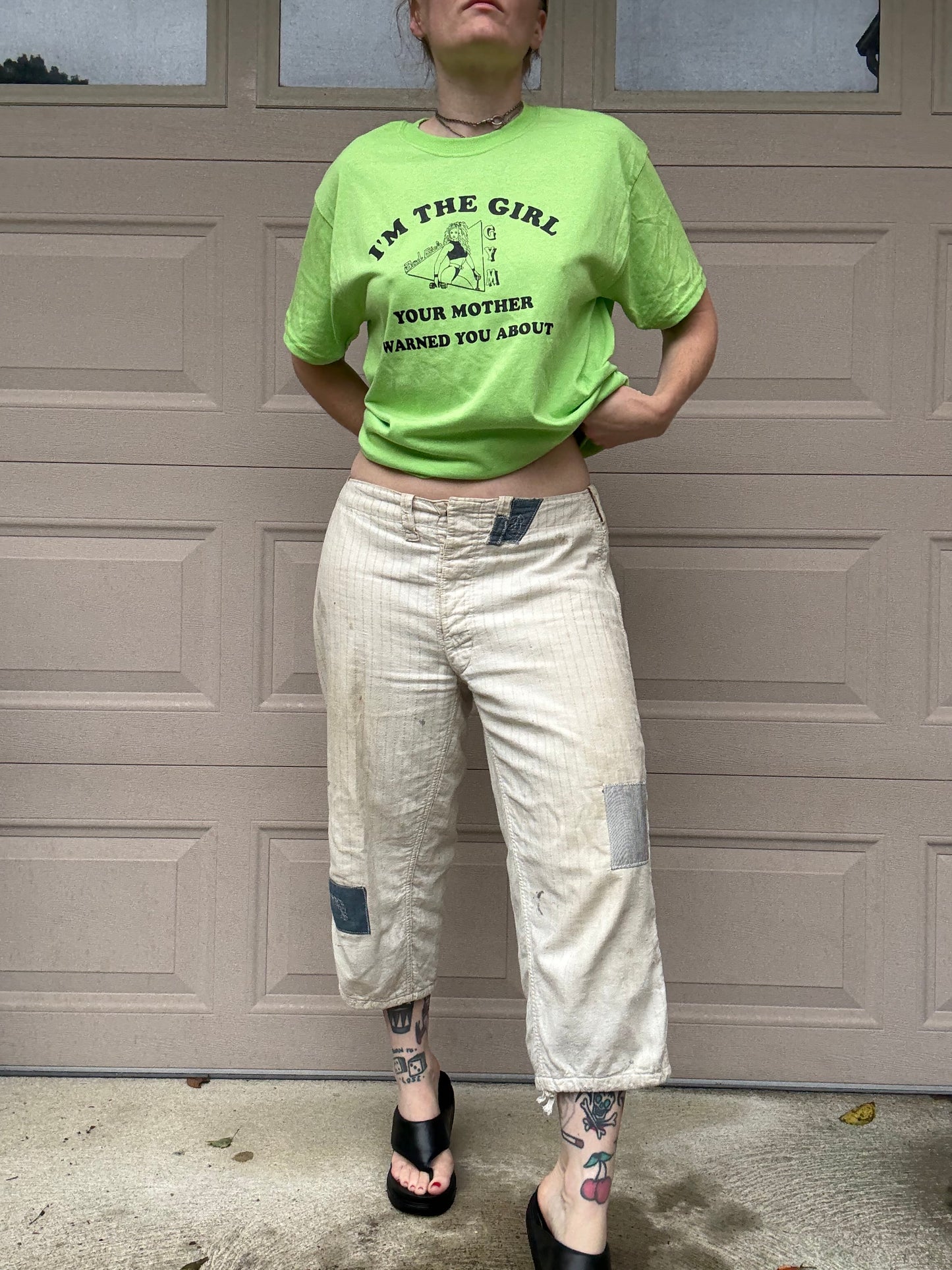Green Bad Girl Tee 1990s