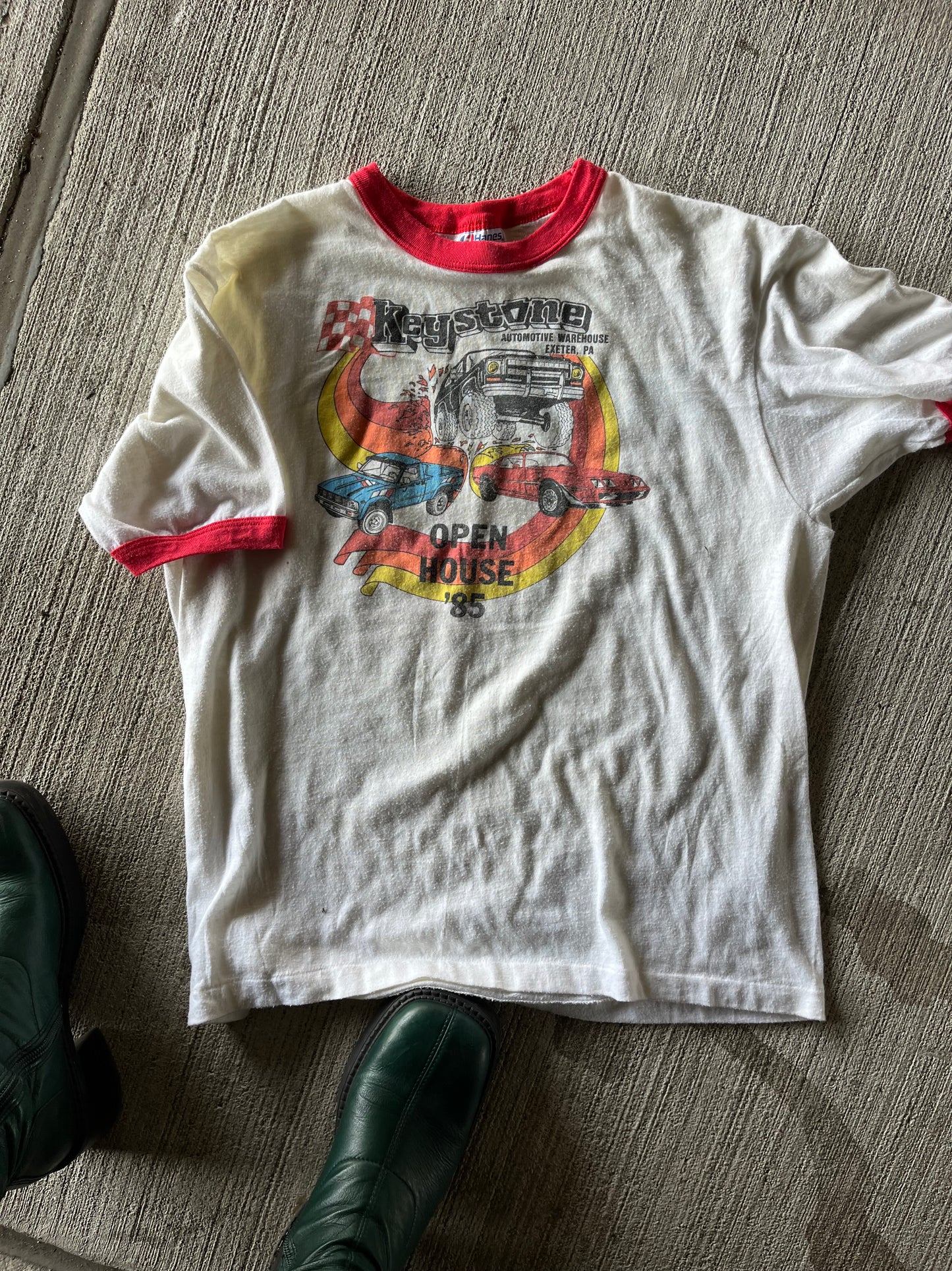 1970s/1980s Racing Tee Amazing Graphic