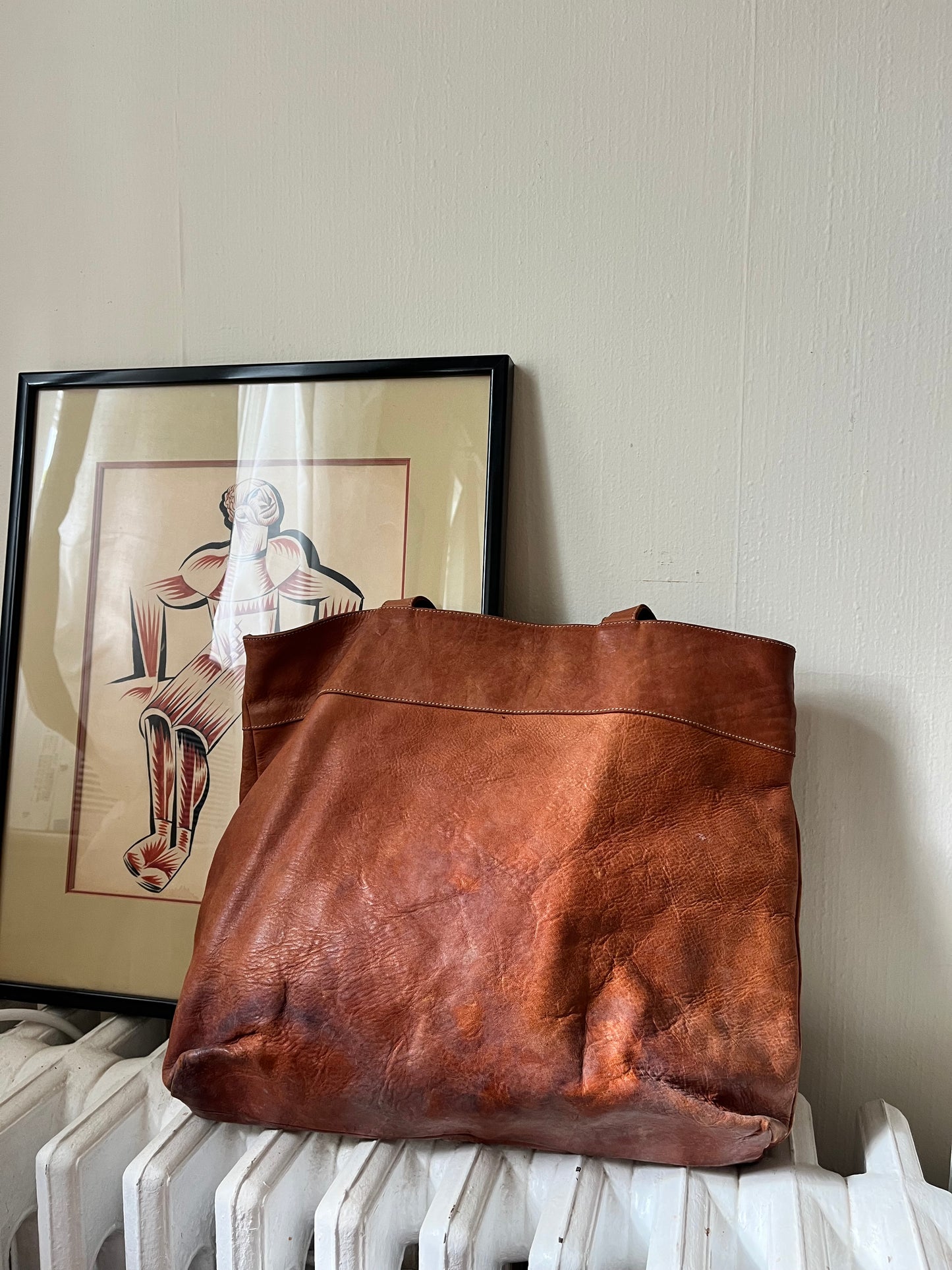 Big Sexy Leather Tote