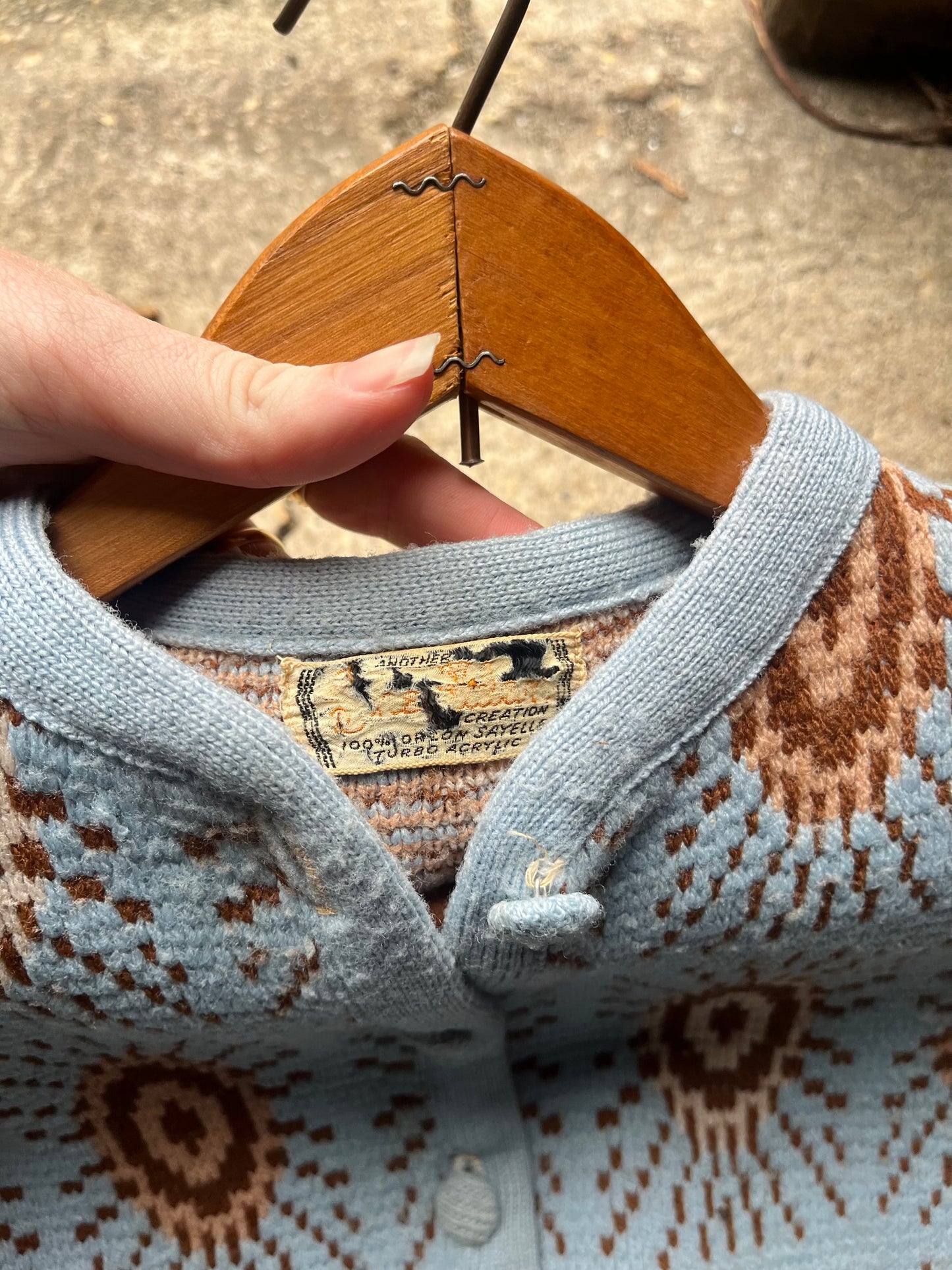 Baby Blue Vintage Sweater