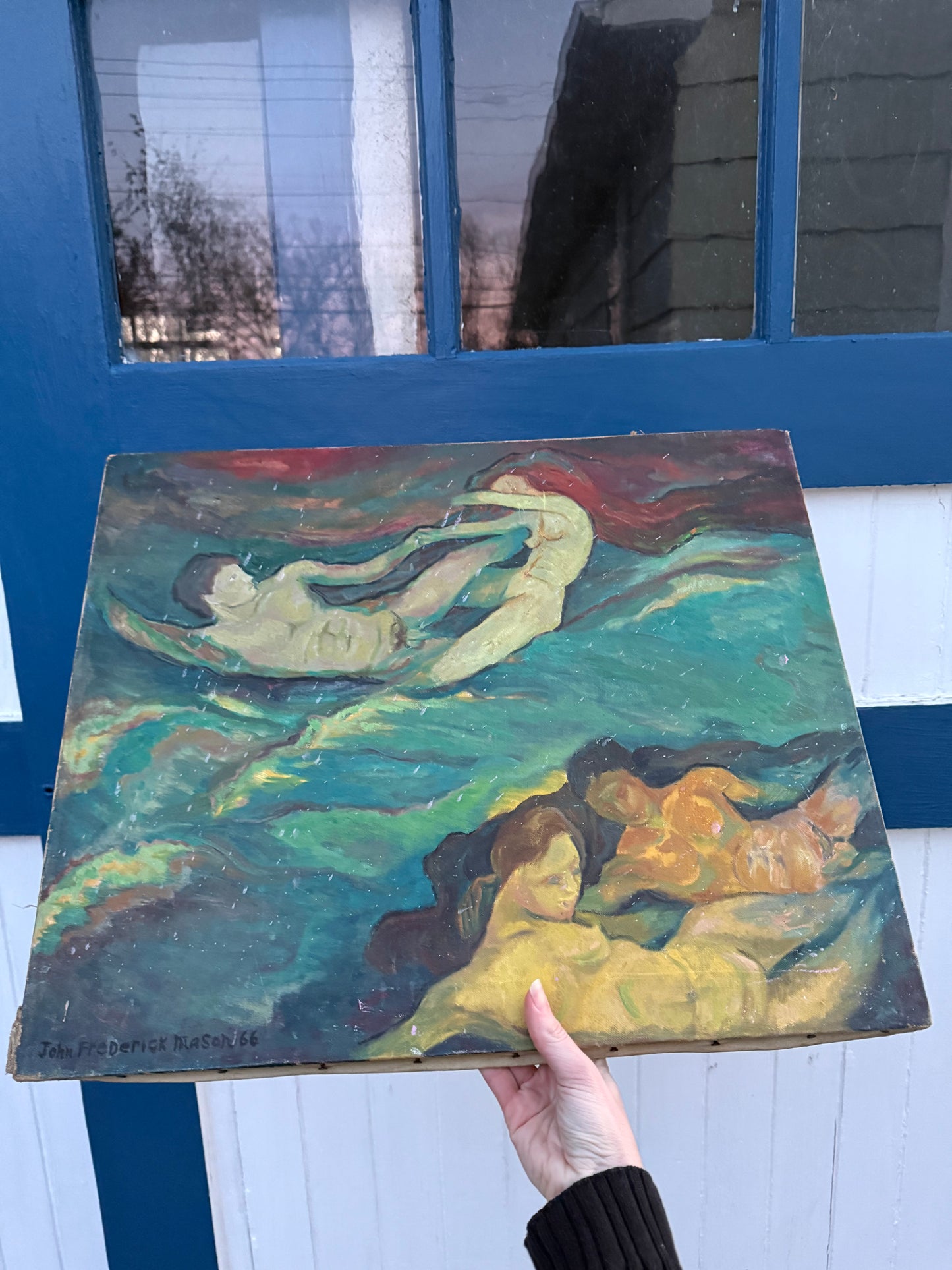 Vintage Nymph Painting