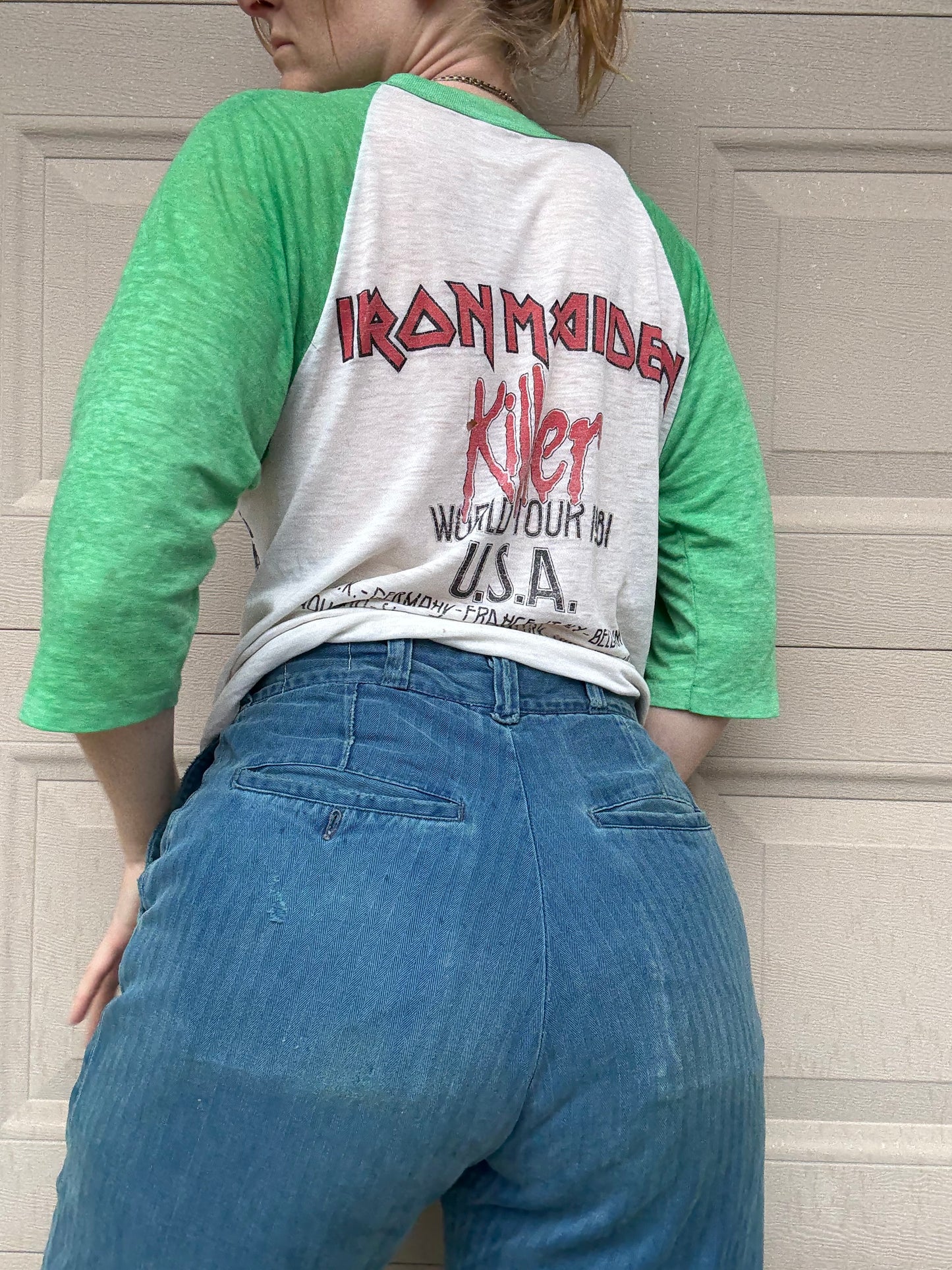 1981 Iron Maiden Ringer Tee