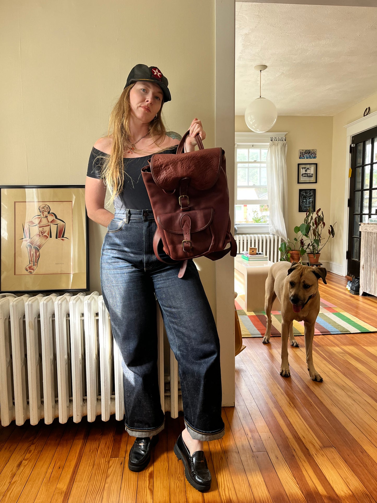 Perfect Vintage Leather Backpack