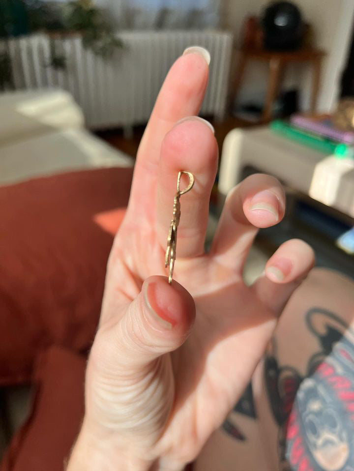 Flasher 14K Pendant
