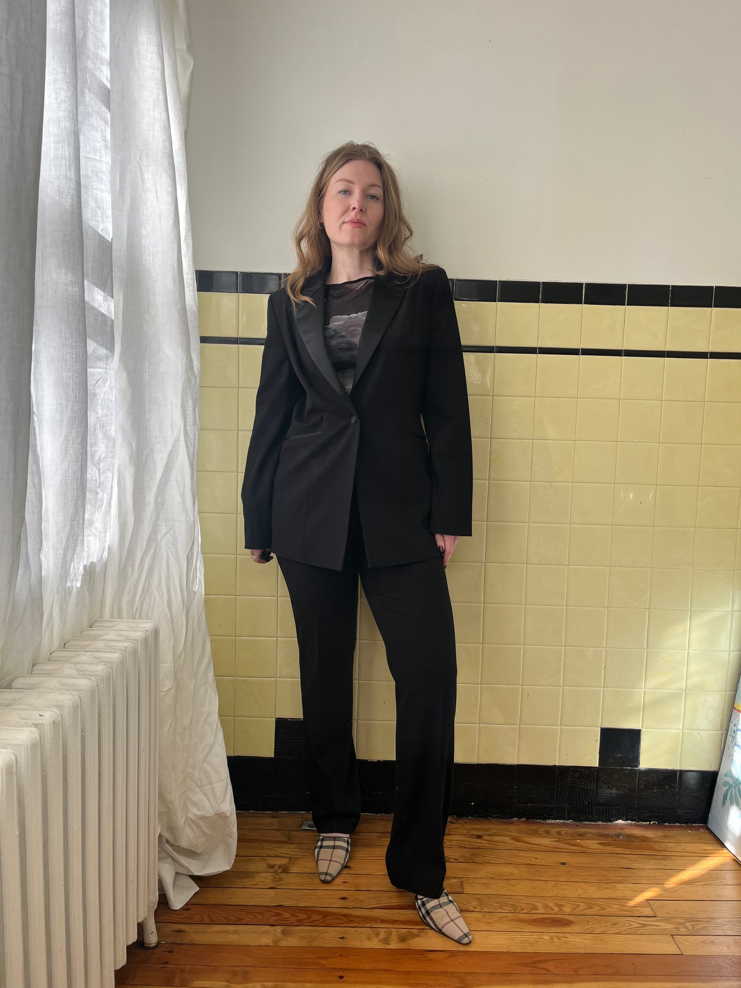 1990s Inc. Brand Black Suit