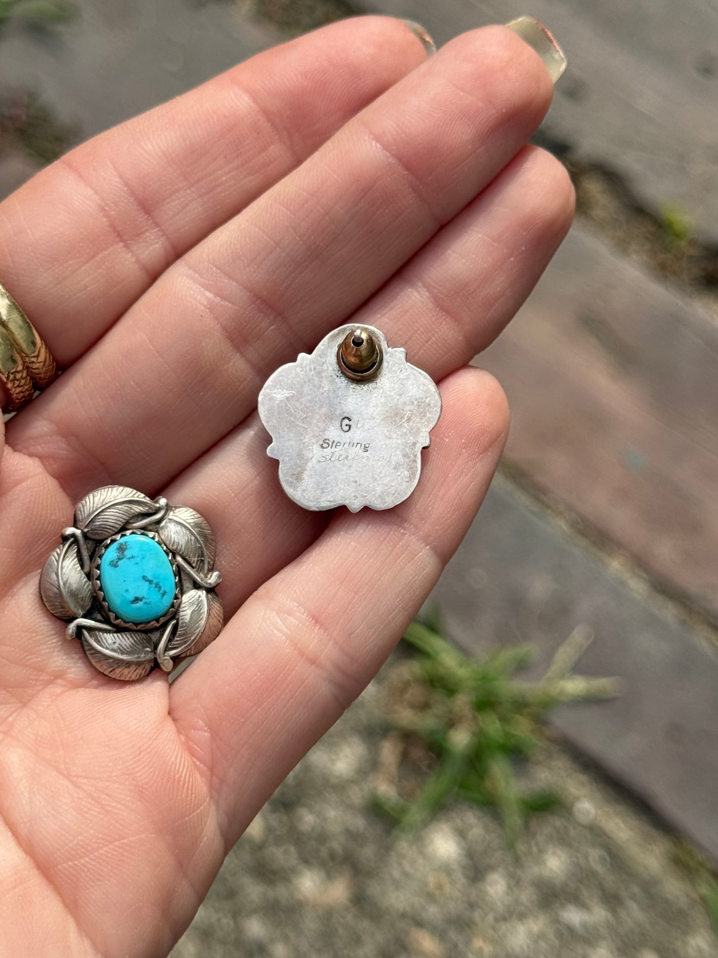Navajo Turquoise Earrings