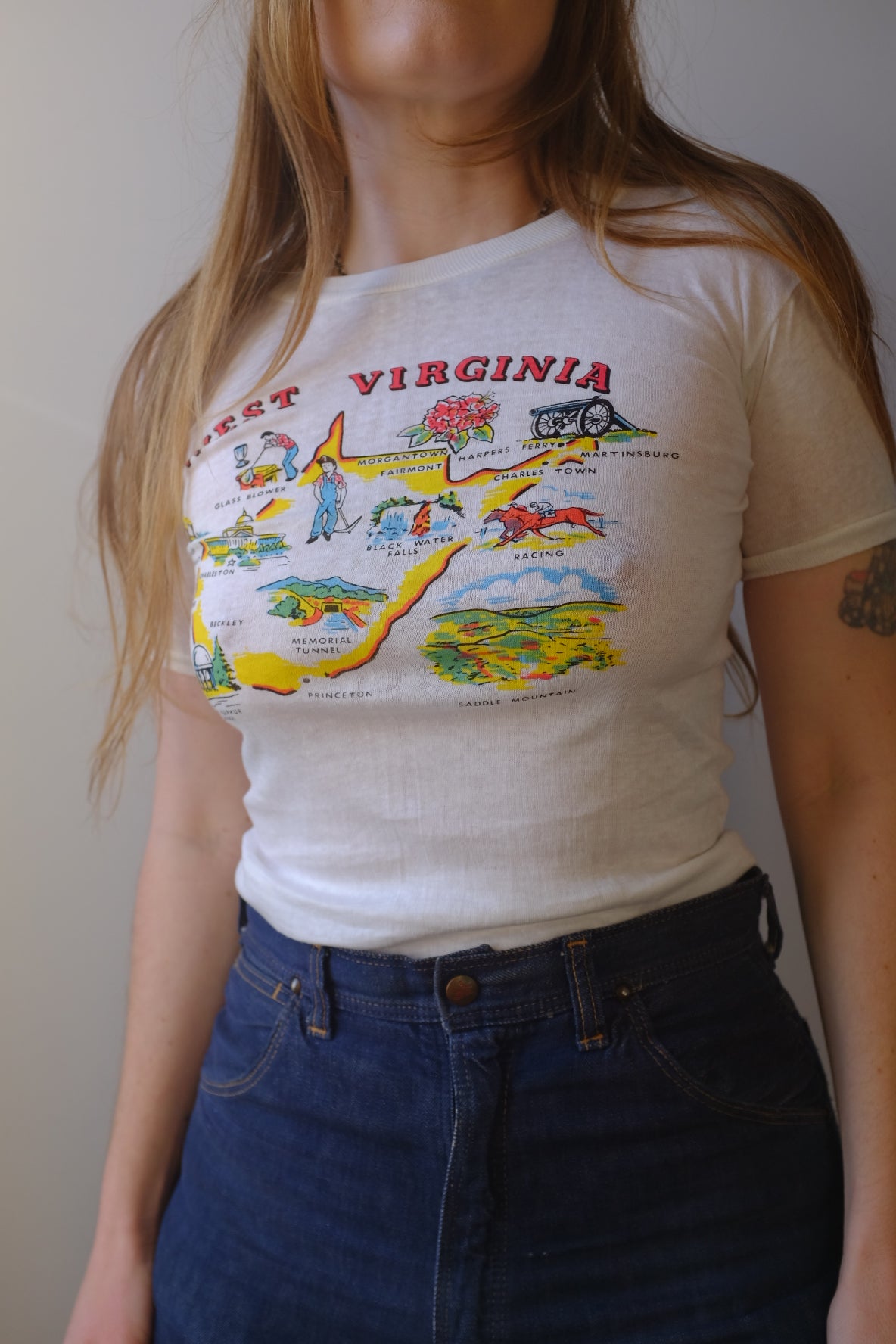 1960’s West Virginia Souvenir Tee S