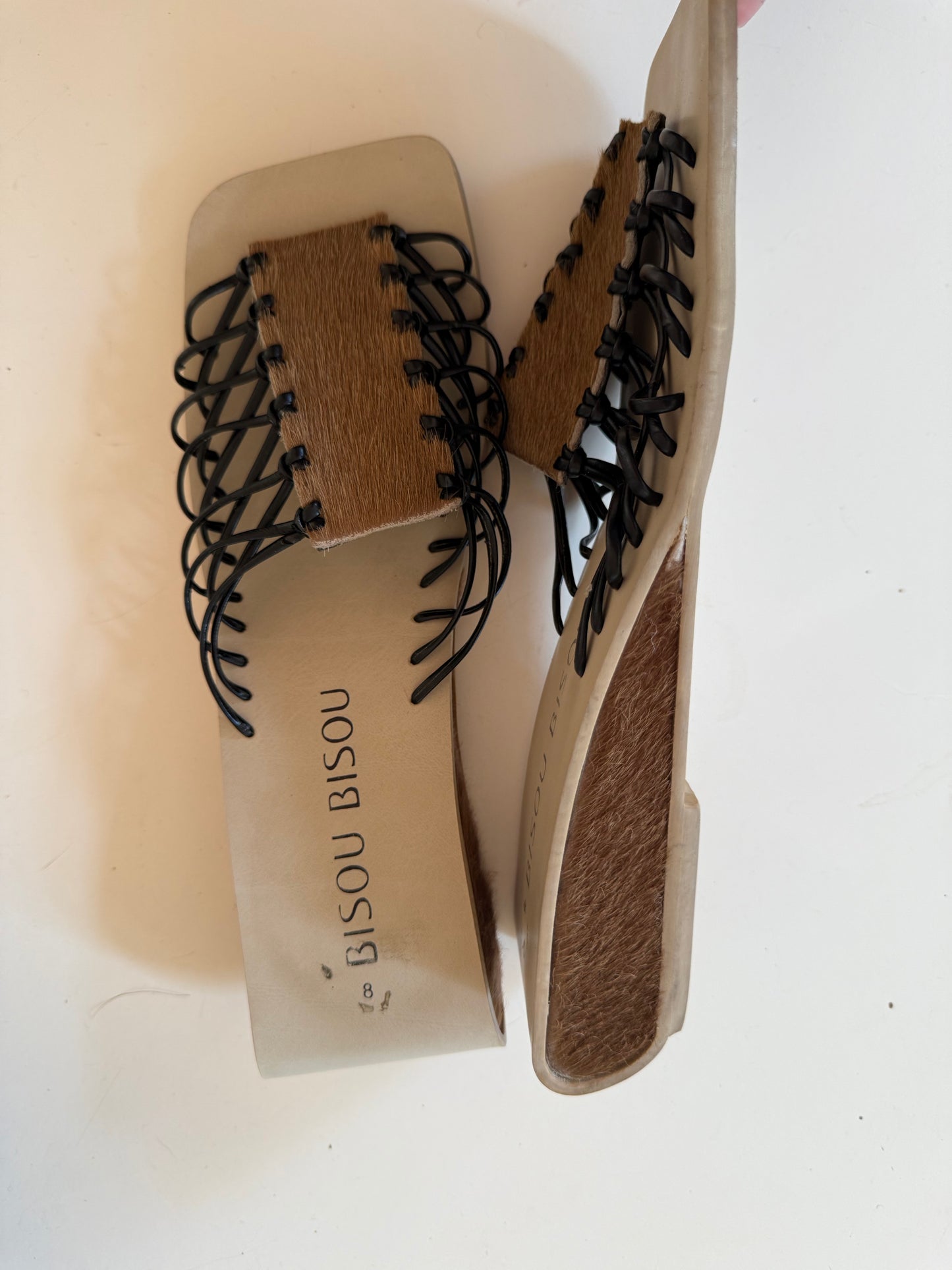 Hair on Hide & Leather Sandals