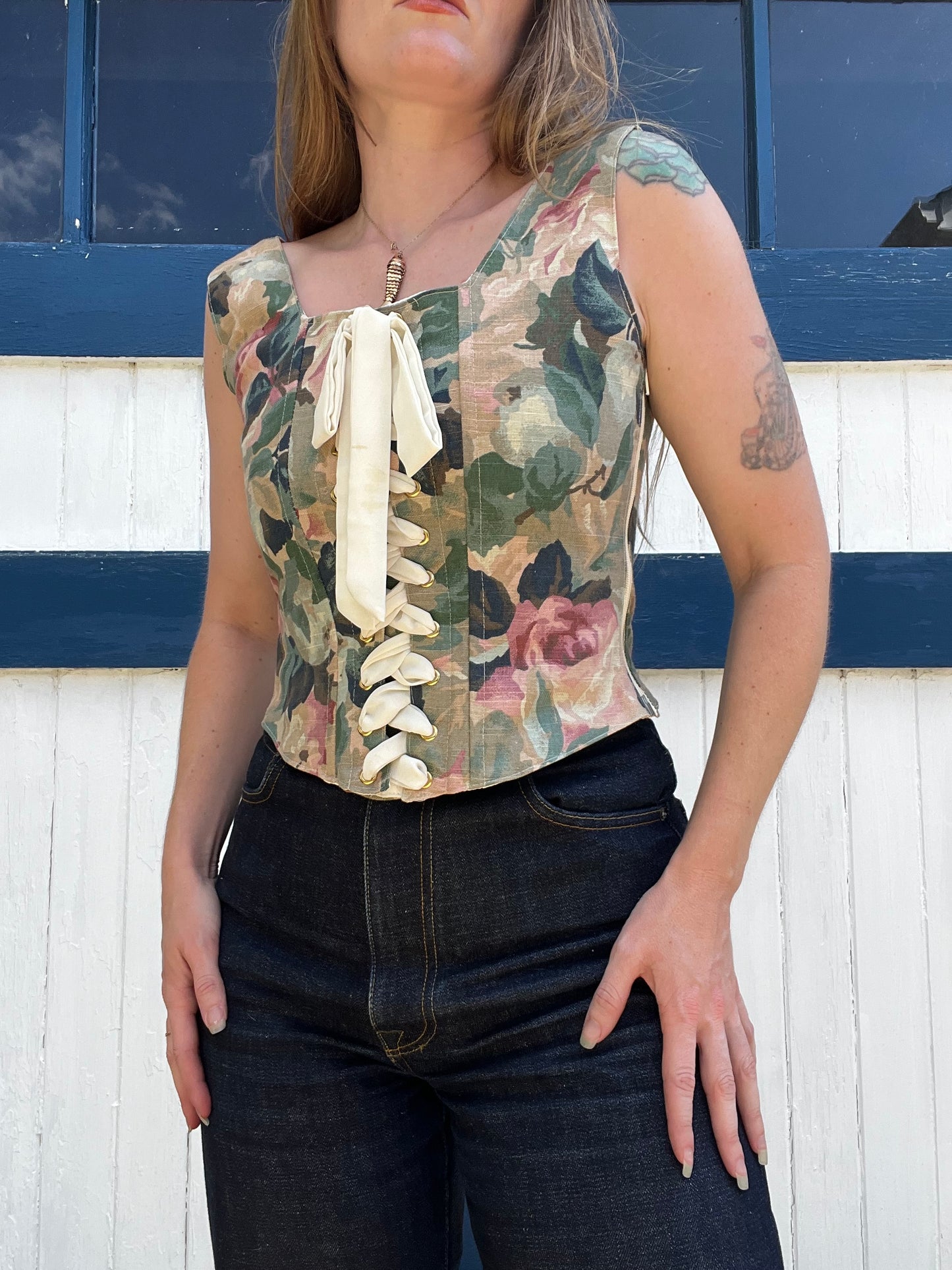 1990s Baggy Threads Corset Top