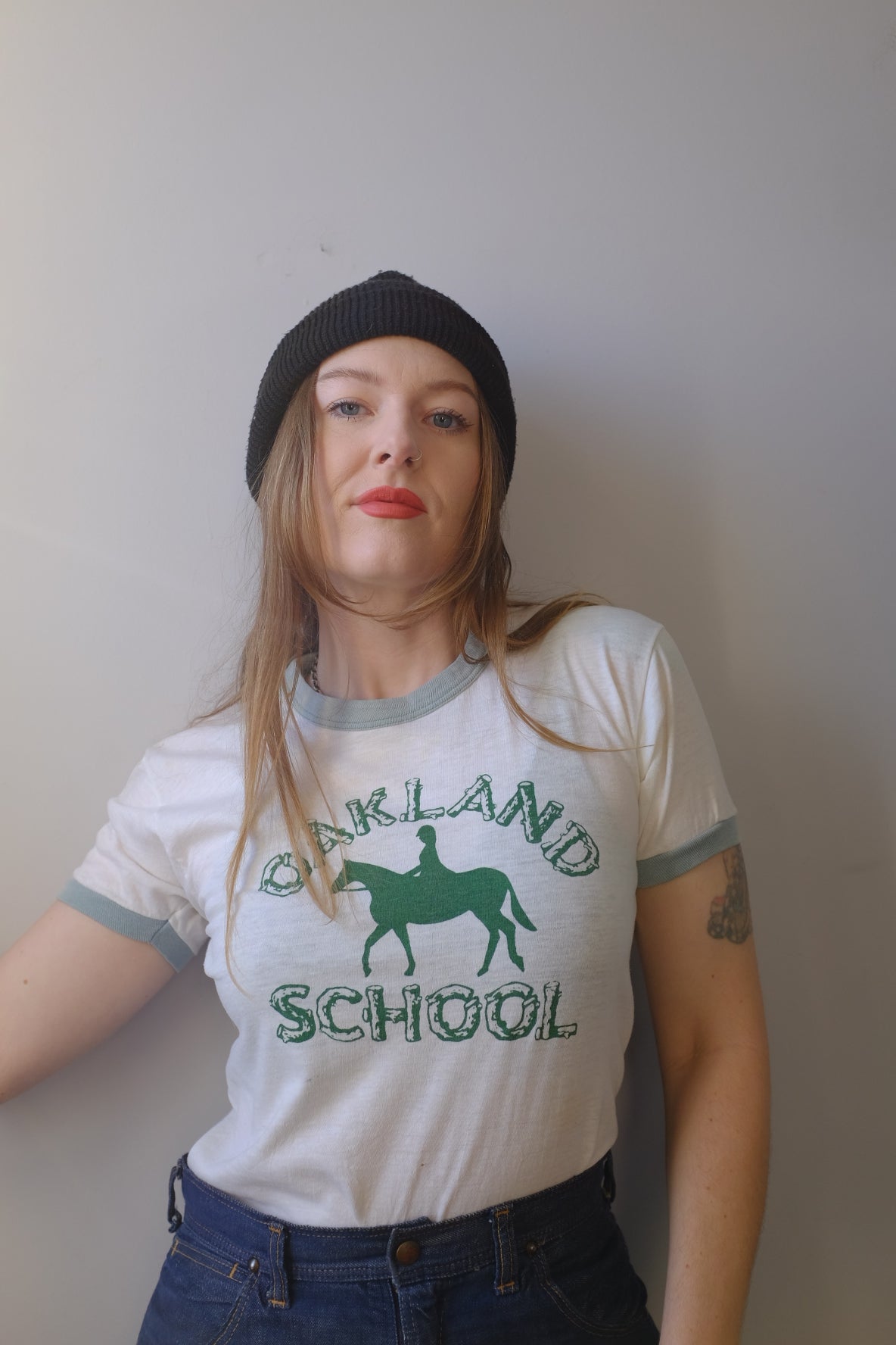 1970’s Oakland School Horse Ringer Tee